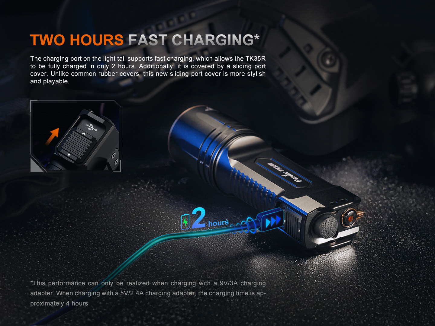 Fenix TK35R Rechargeable High-Performance Tactical Flashlight Fenix Store