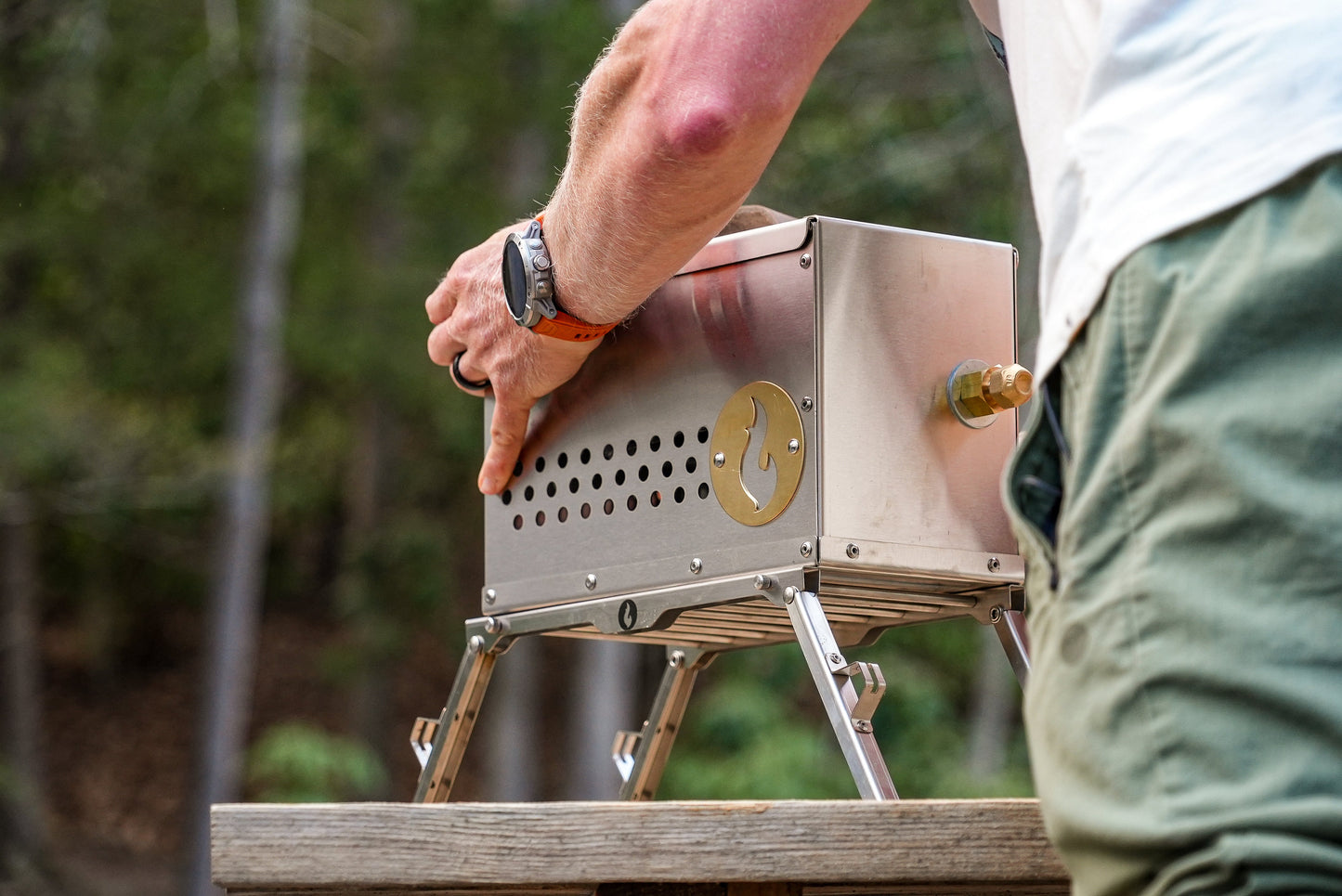 Hekla Combo: Stainless steel perfection to last a lifetime LavaBox Portable Campfire