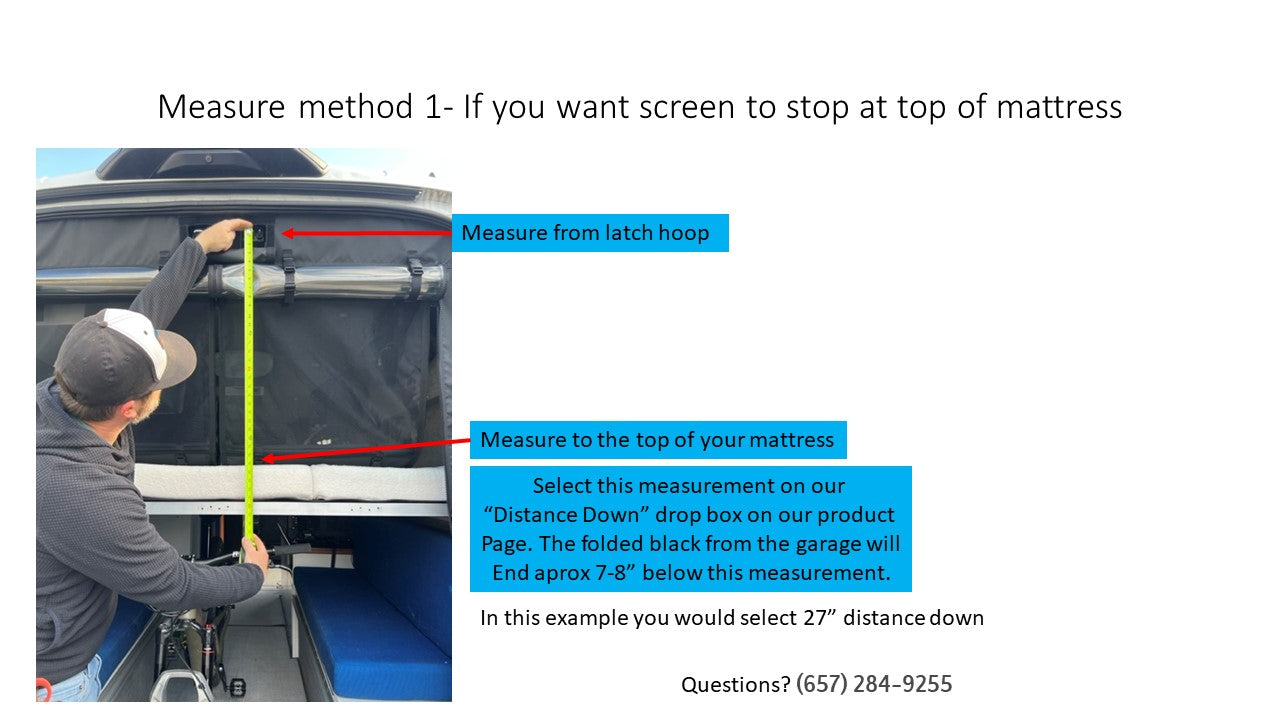 Ford Transit Rear Garage Insect Screen