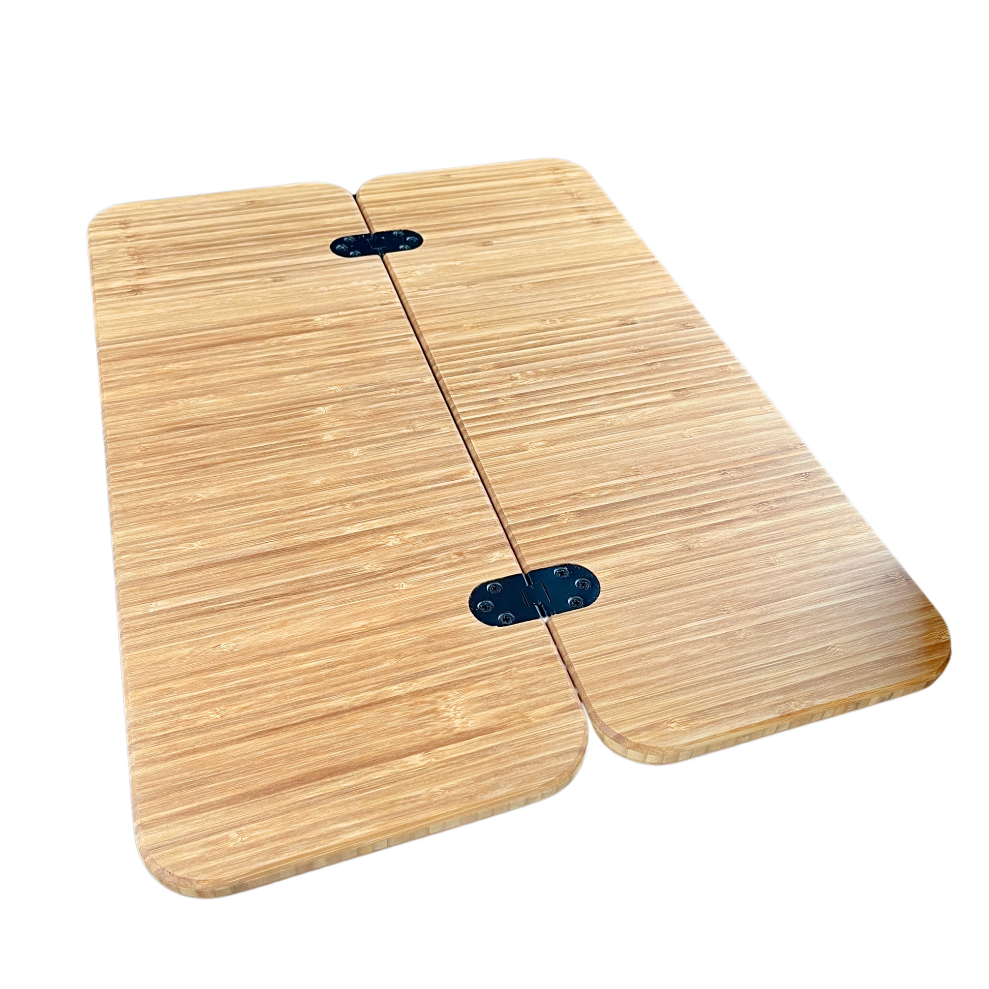 Slim Half Folding Bamboo Lagun Table 1/2" Thick For Camper Vans and RVs Weekender Outdoors