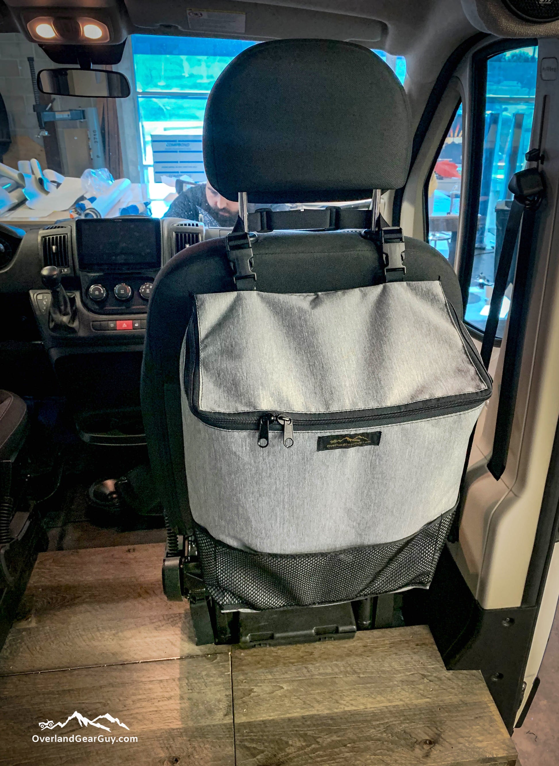 Large Headrest Trash Bag Overland Gear Guy