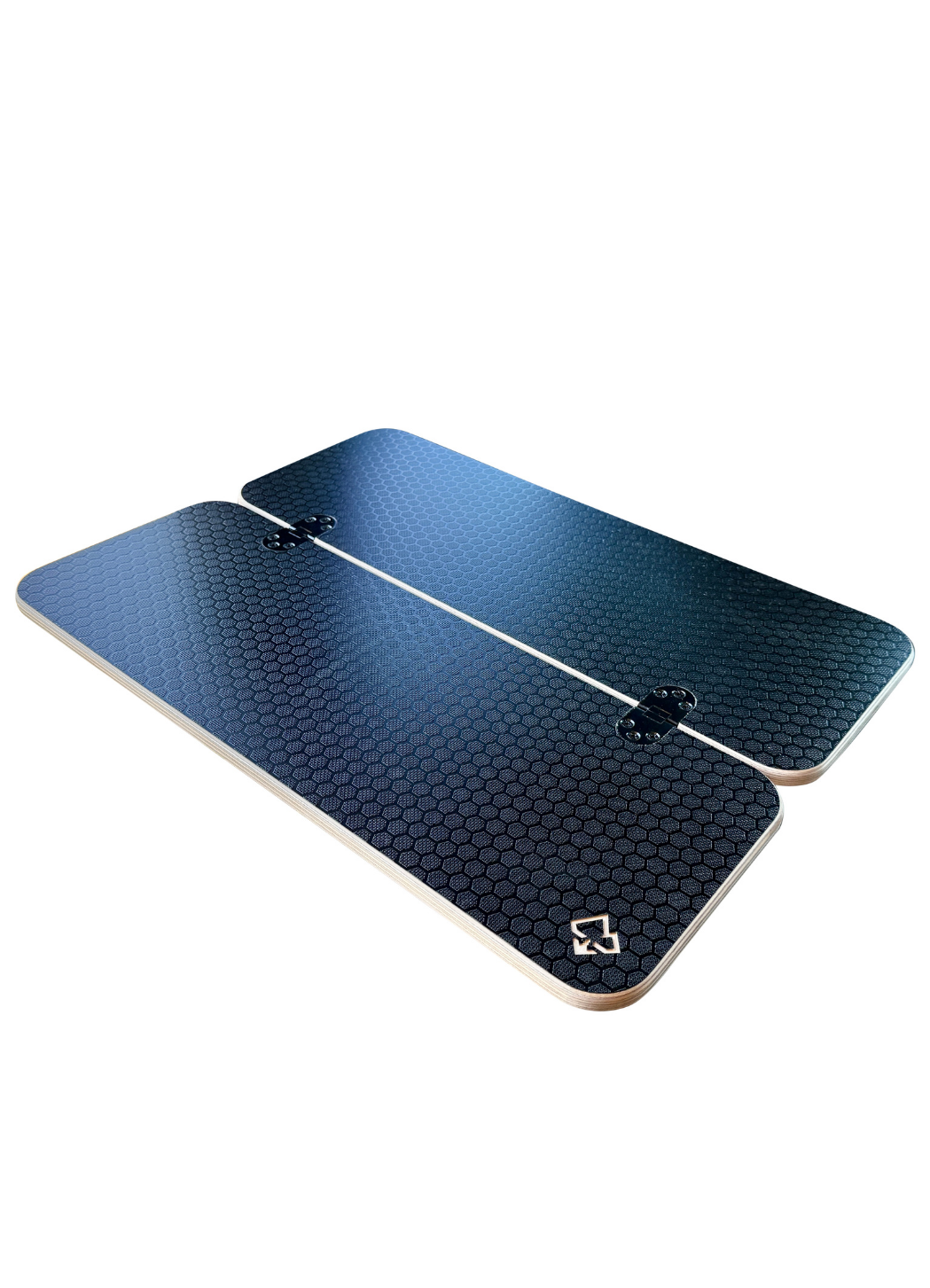 Slim Half Folding Black Hex Lagun Table 1/2" Thick For Camper Vans and RVs