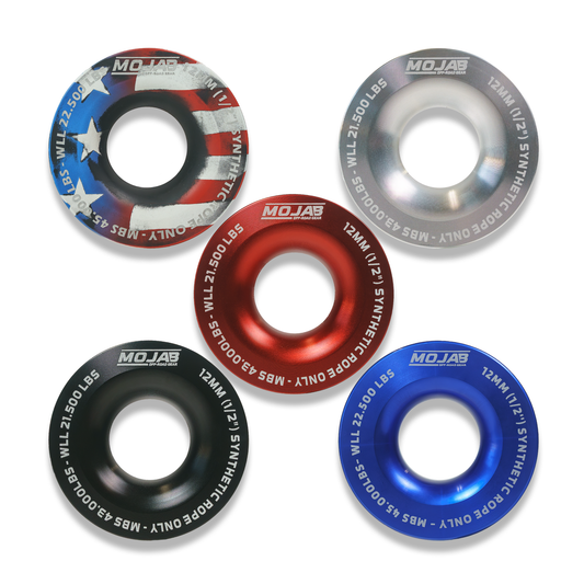 Snatch ring (diameter 3.8'') (LIFETIME WARRANTY*) MOJAB OFFROAD