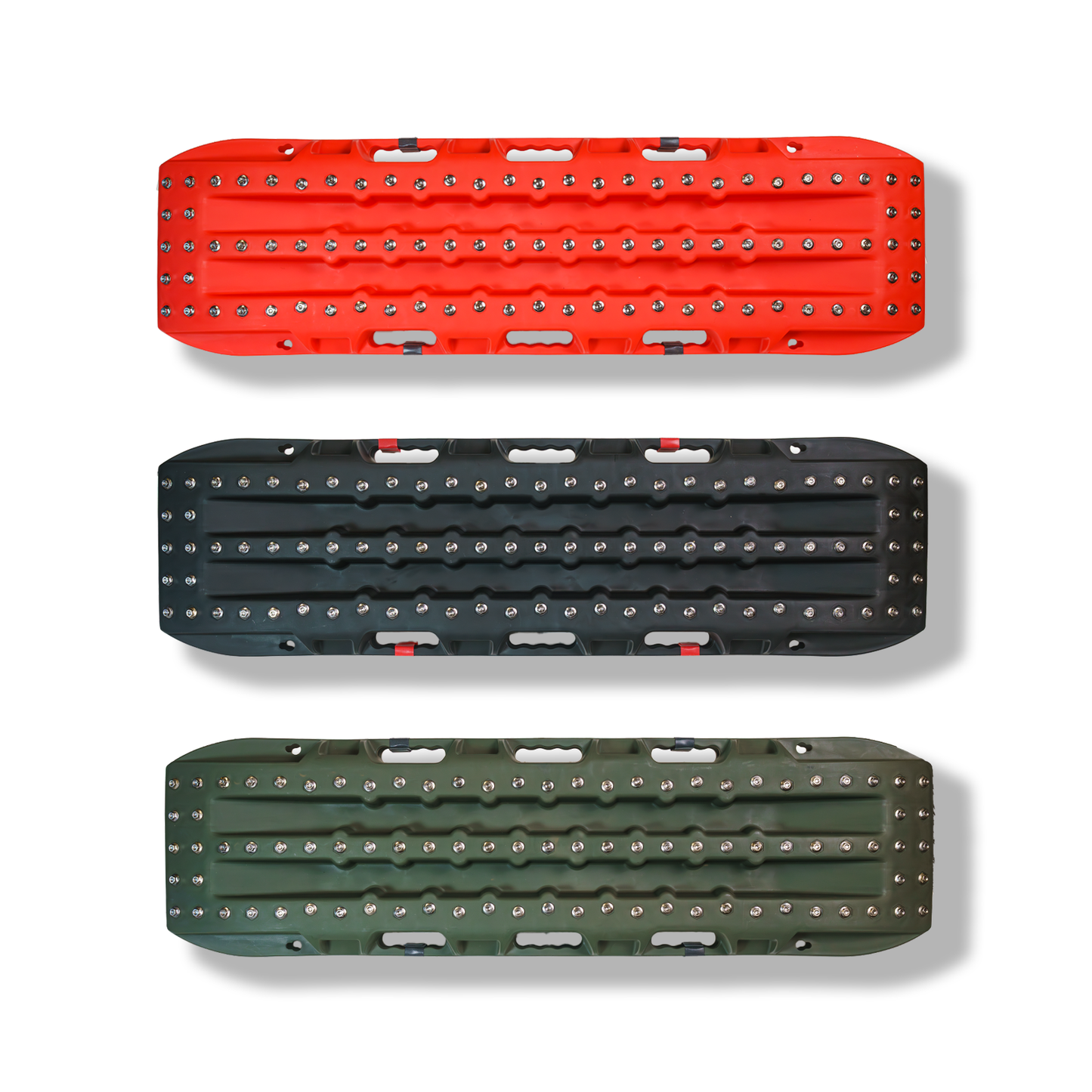 Ultimate Traction recovery board with steel plugs (Two Boards) MOJAB OFFROAD