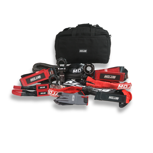 Heavy-Duty Recovery Kit (14 items + 9 storage bags, 4 Velcro tapes) *Lifetime Warranty MOJAB OFFROAD