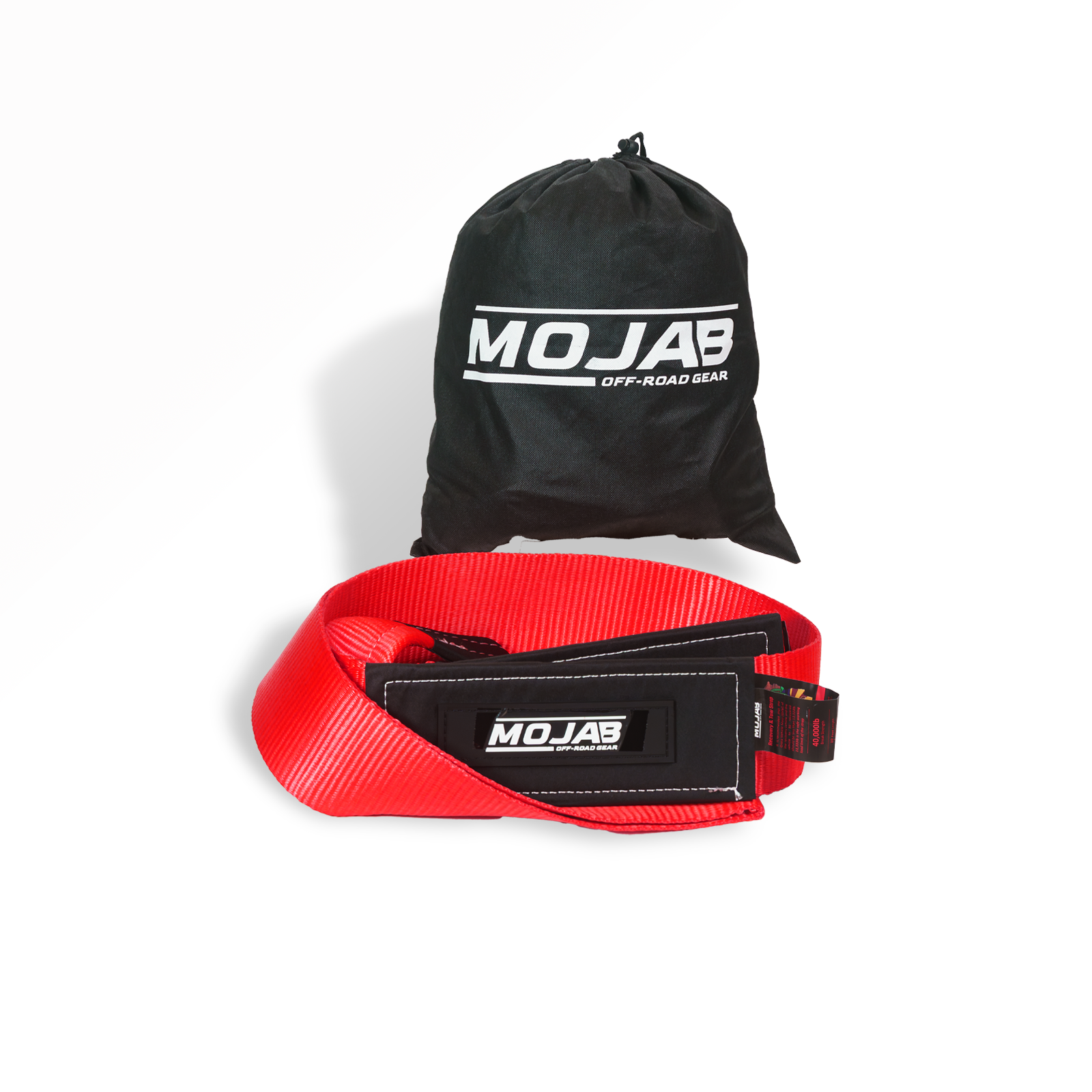 4''x10' Tree Saver Strap / Tow Strap / Winch Strap (Lifetime Warranty) MOJAB OFFROAD