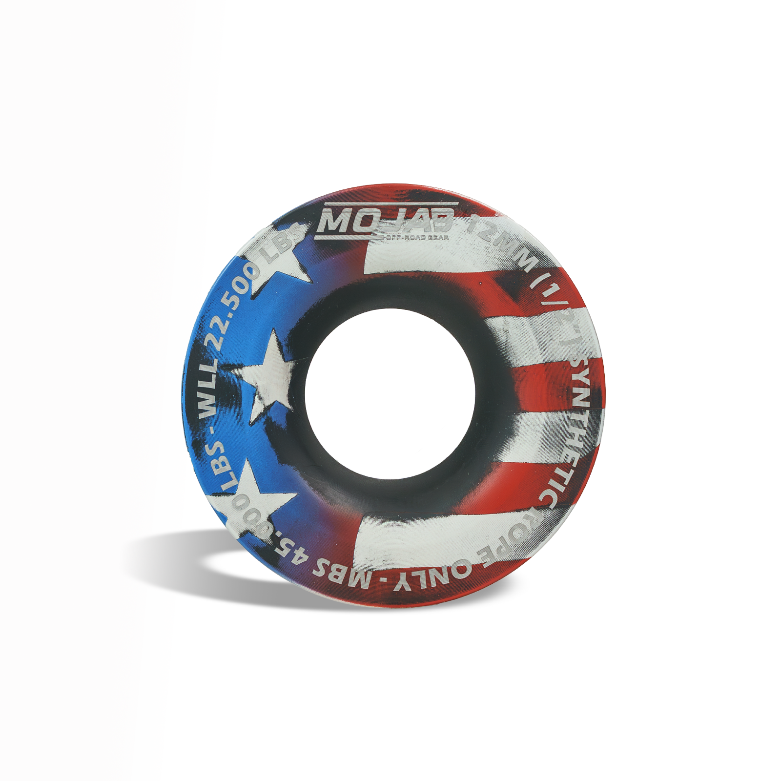 American Flag Snatch ring (diameter 3.8'') MOJAB OFFROAD