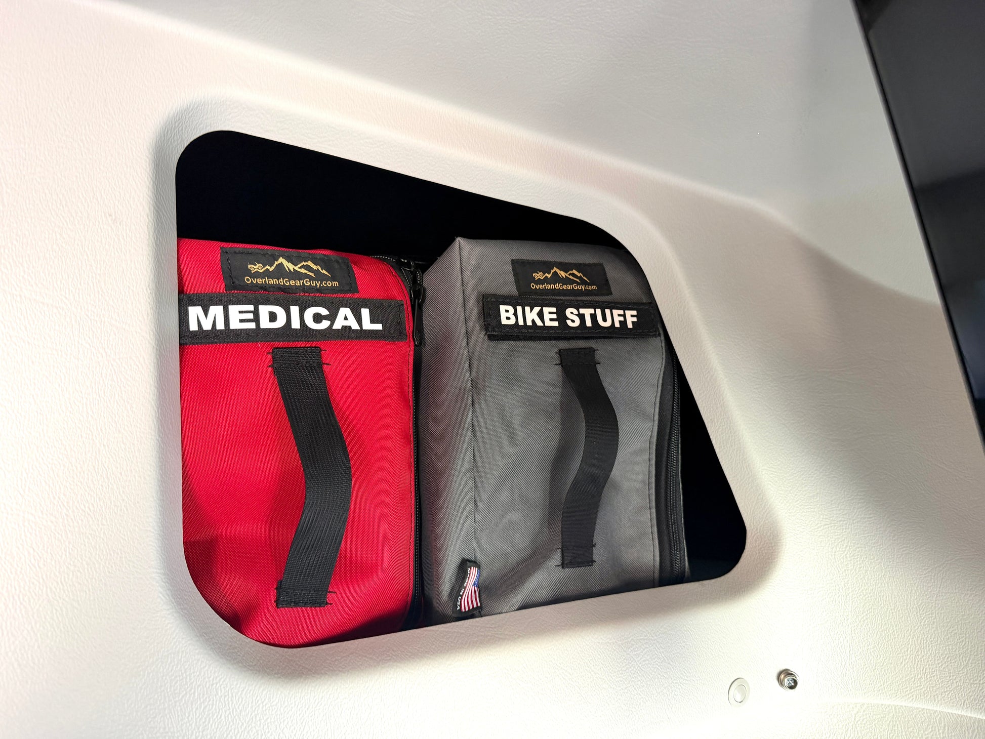 EKKO Van Front Cubby Bags Overland Gear Guy