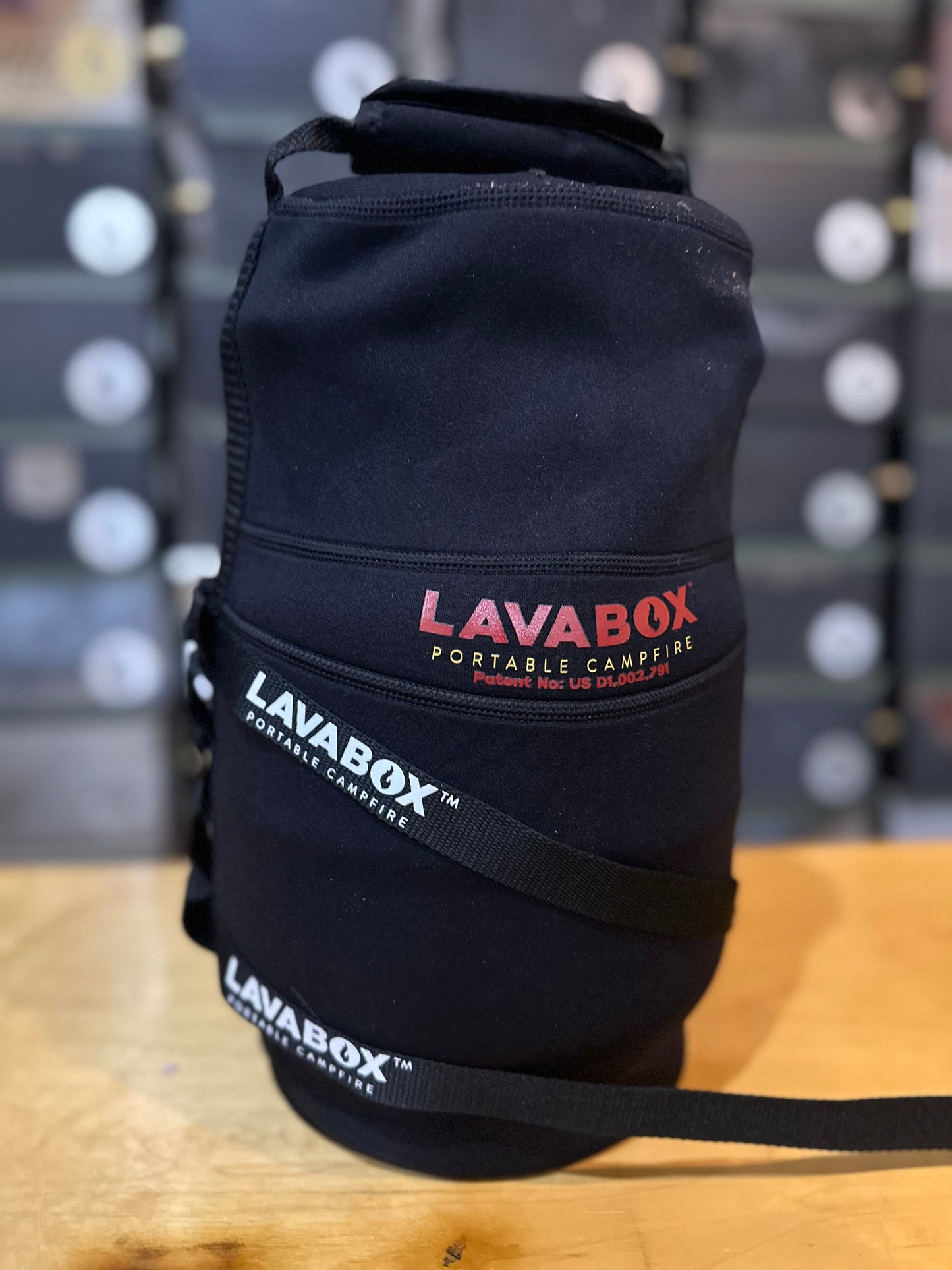 Burt's Tank Top: 5 Pound Propane Tank Insulator and Carrier LavaBox Portable Campfire