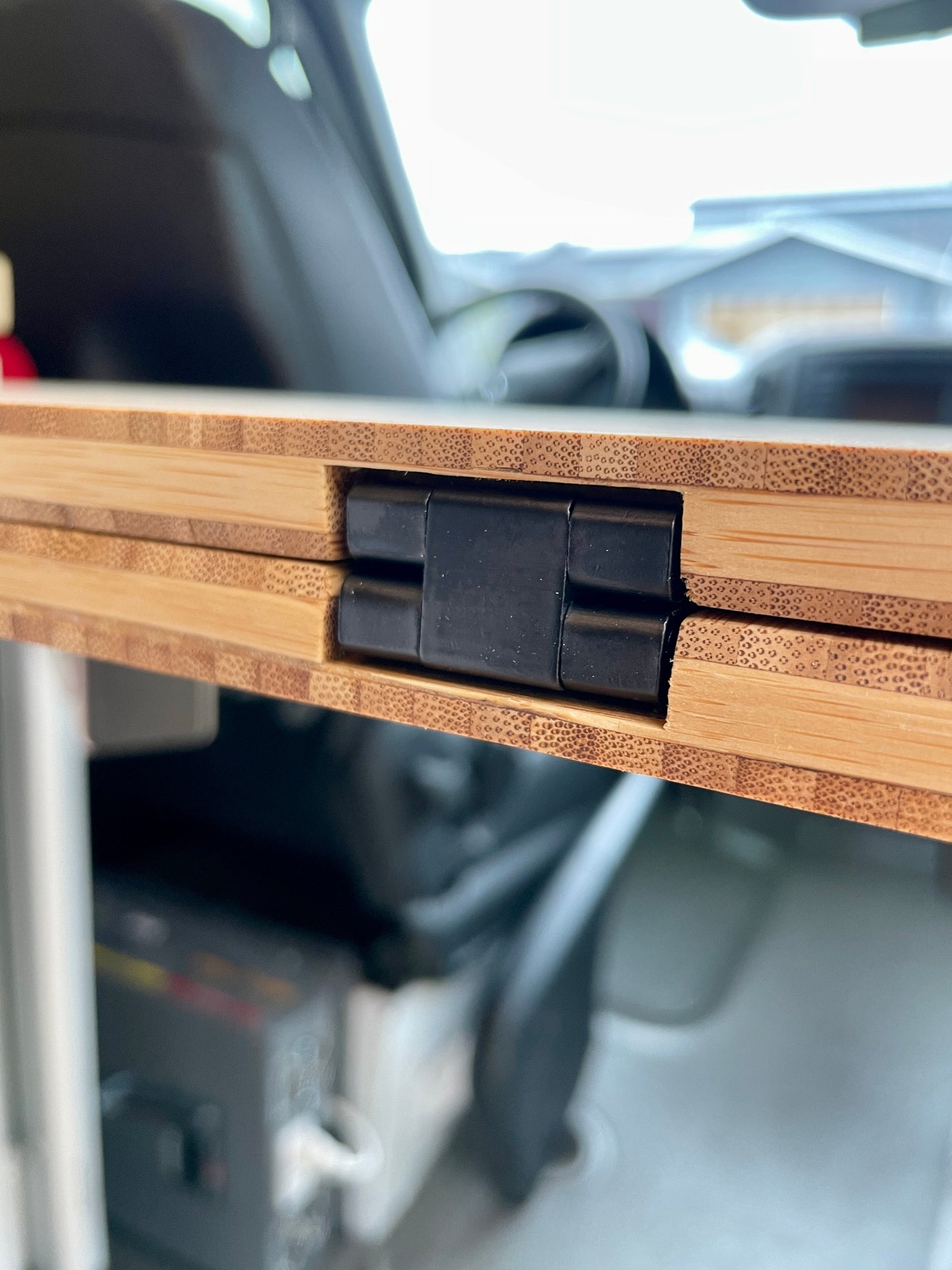 Folding Bamboo Lagun Table for Camper Vans and RVs Weekender Outdoors