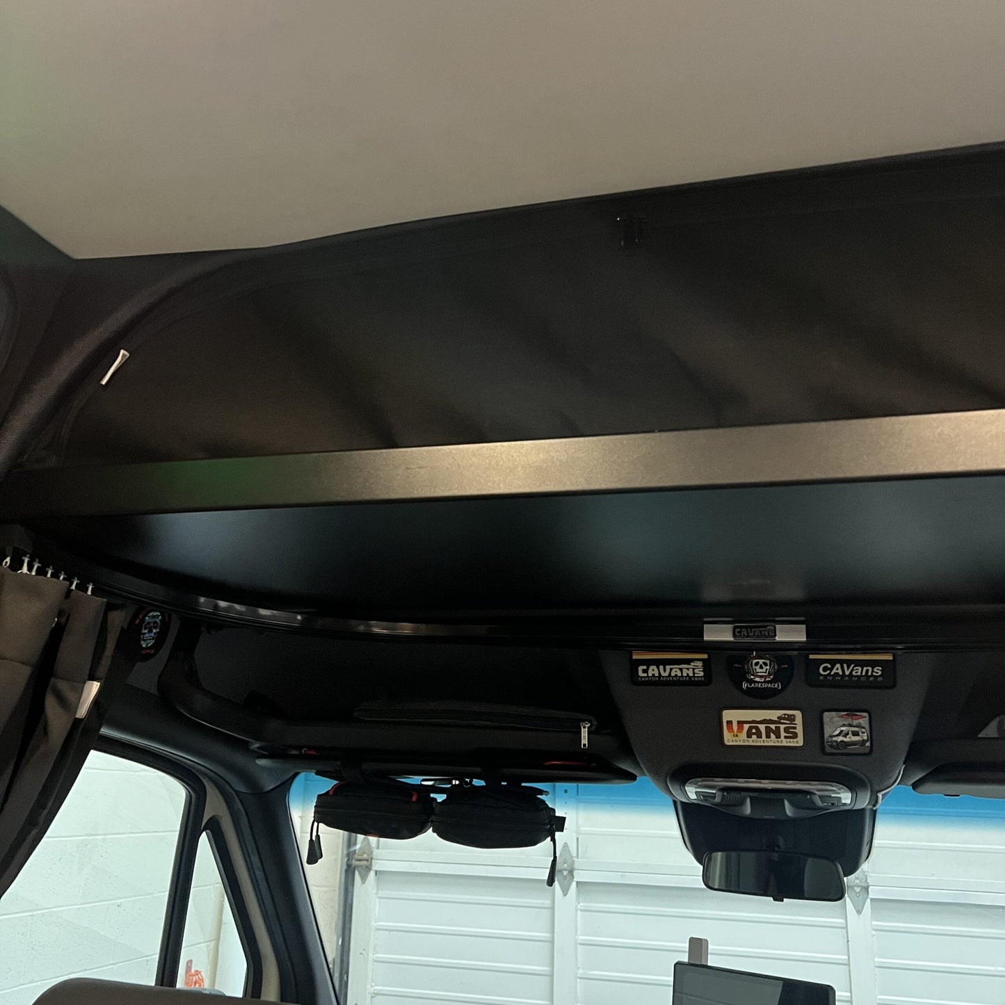 2019+ Sprinter Headliner Shelf No Curtain Rod