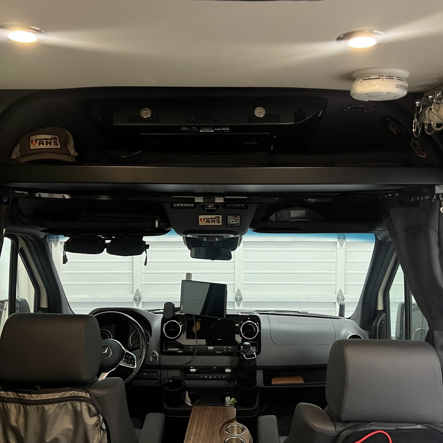 2019+ Sprinter Headliner Shelf No Curtain Rod