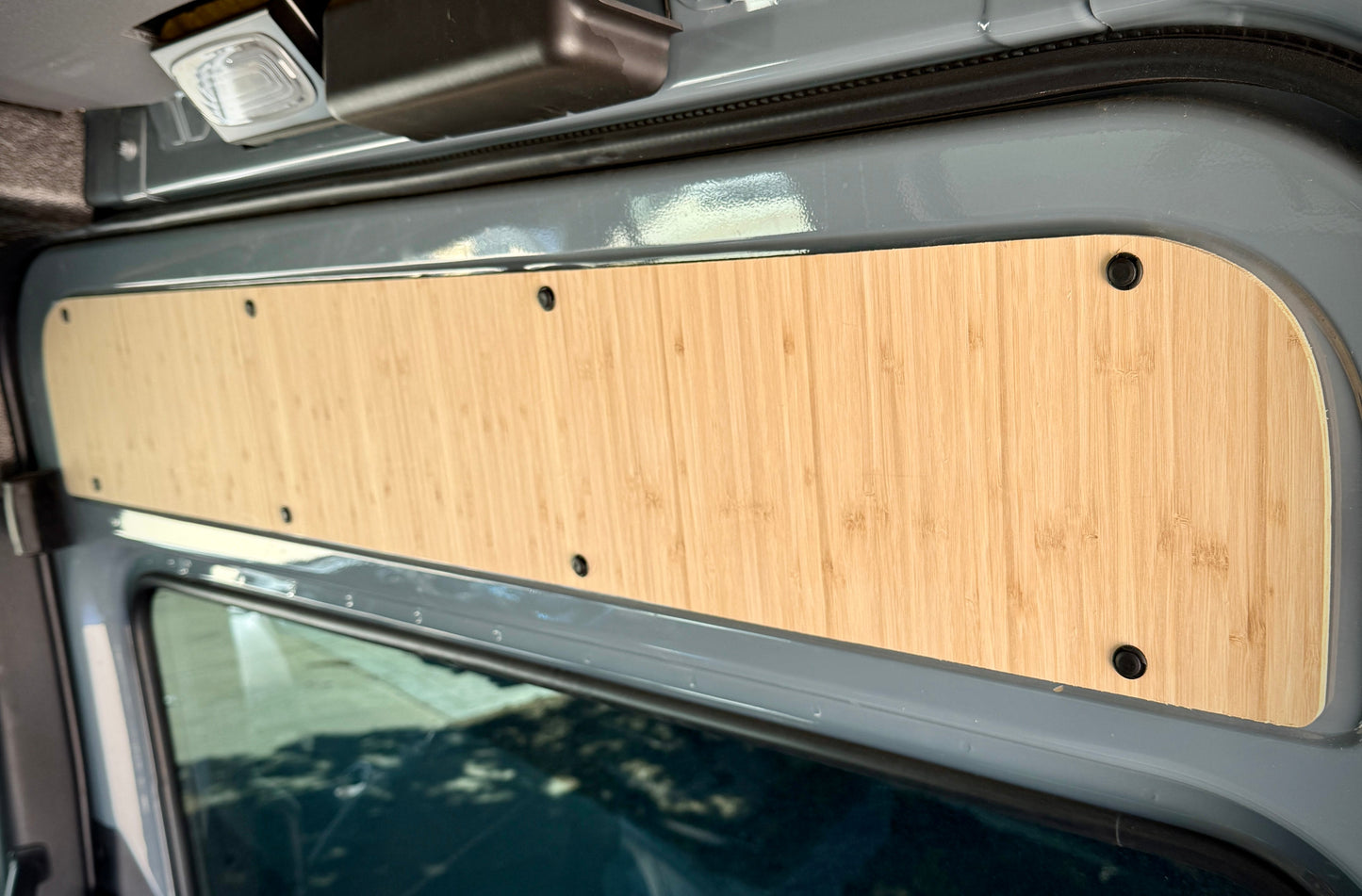 Sprinter Slider Door Panel – Bamboo (2007+) Weekender Outdoors