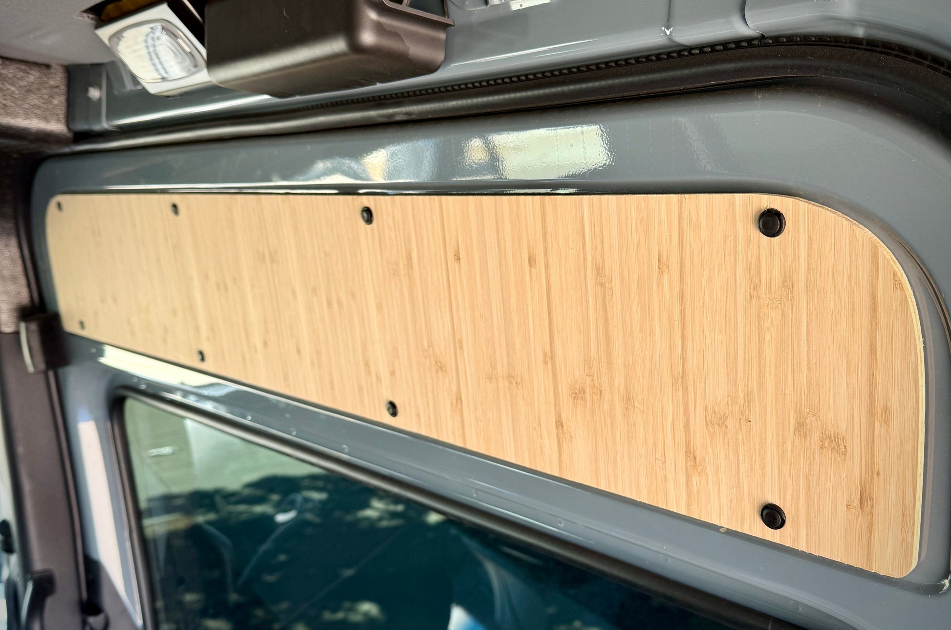 Sprinter Slider Door Panel – Bamboo (2007+) Weekender Outdoors
