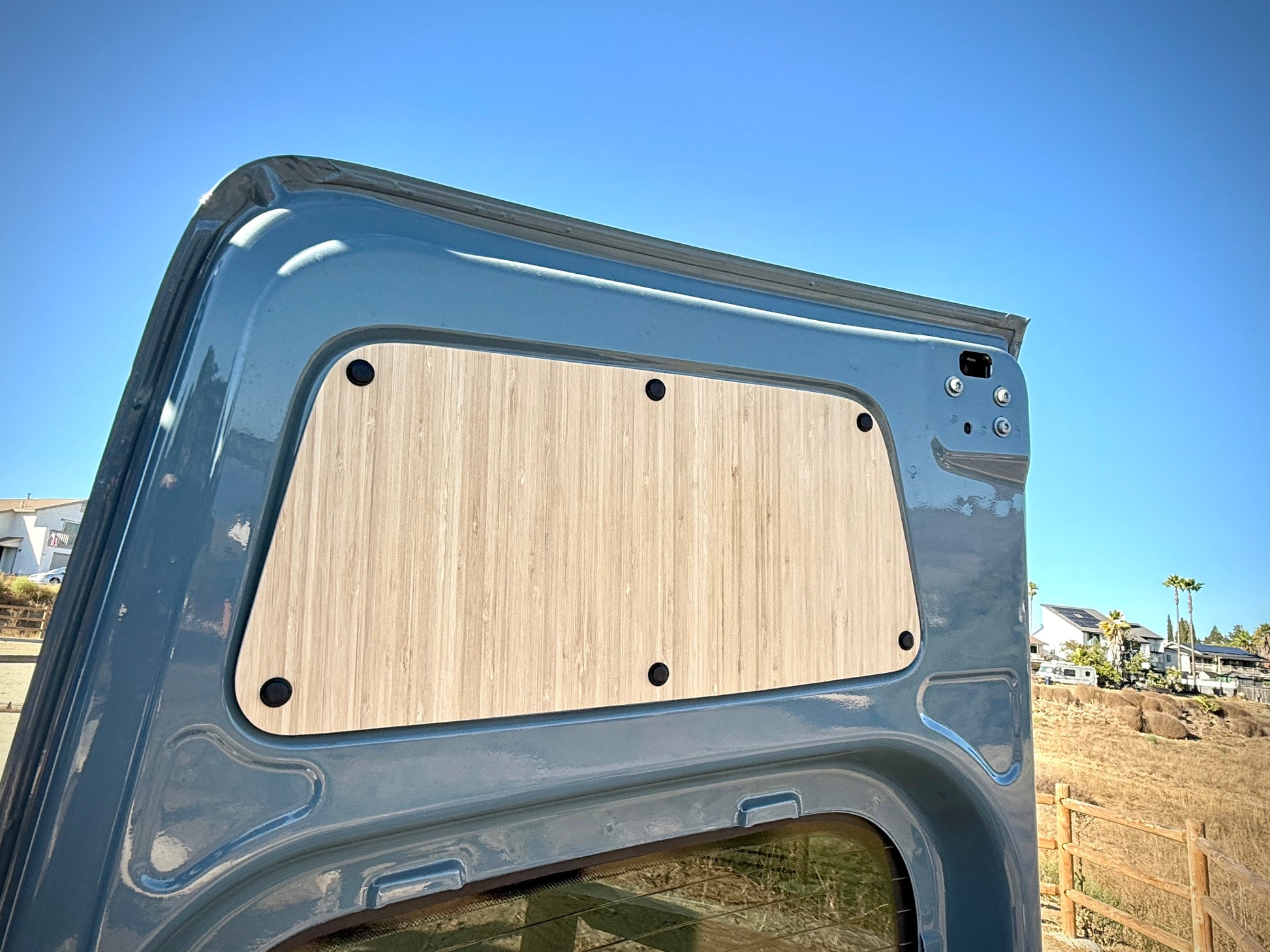 Sprinter Rear Door Panels – Set of Bamboo (2007+) Weekender Outdoors