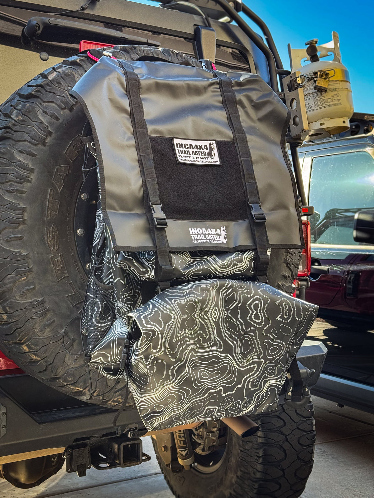 🔥Overland spare tire tailgate bag 4.0 Inca Overland Outfitters