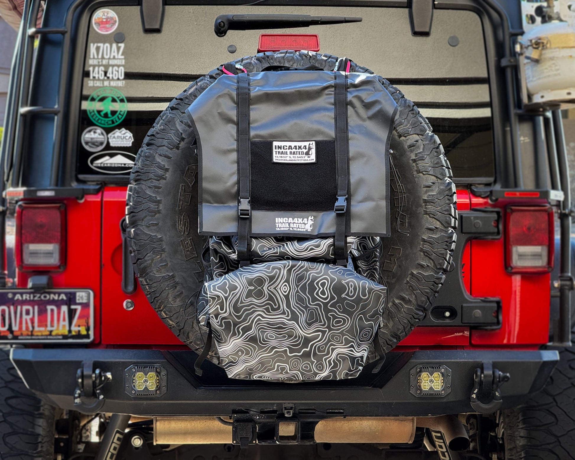 🔥Overland spare tire tailgate bag 4.0 Inca Overland Outfitters