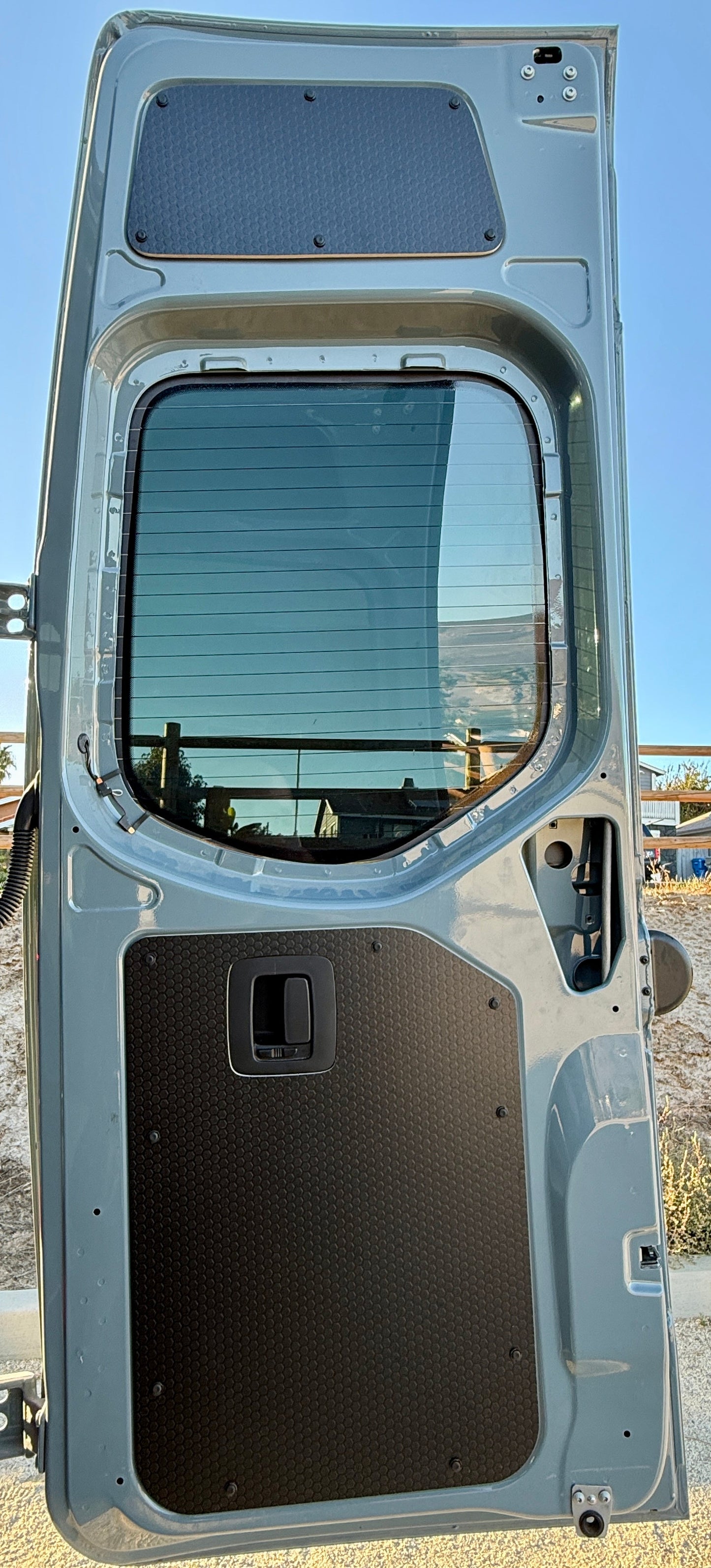 Sprinter Rear Door Panels – Set of Black-Hex (2019+) Weekender Outdoors