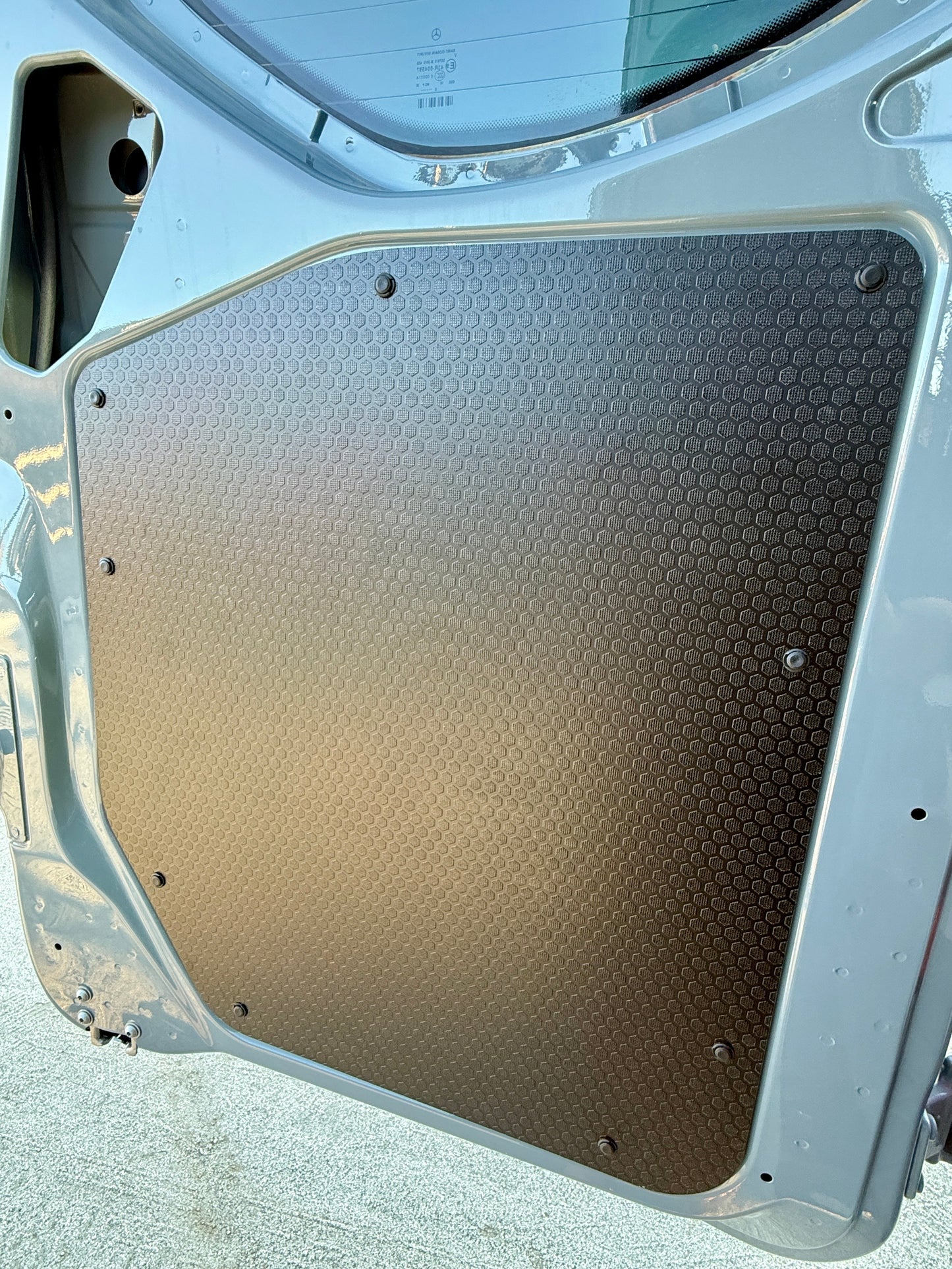 Sprinter Rear Door Panels – Set of Black-Hex (2019+) Weekender Outdoors