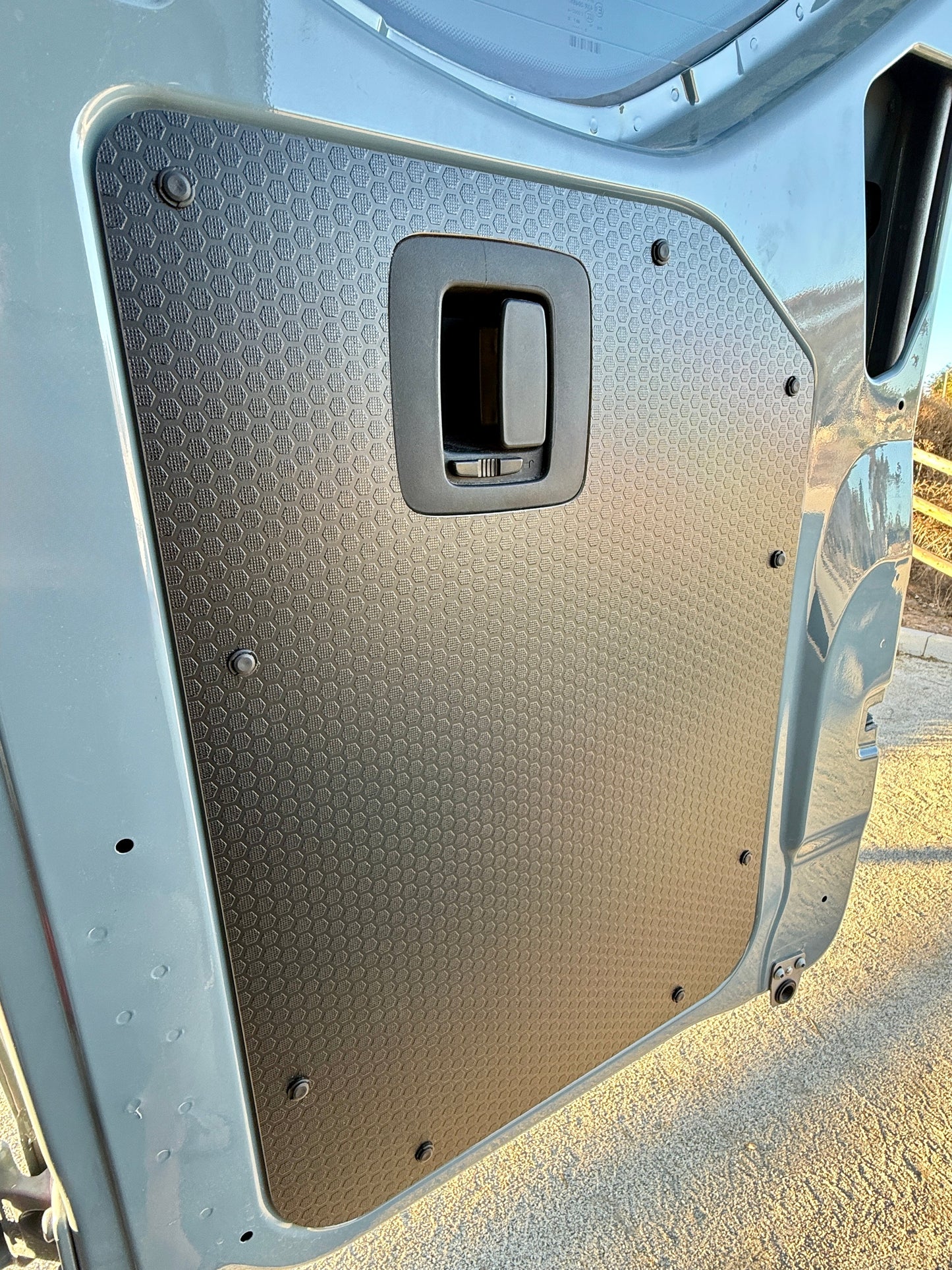 Sprinter Rear Door Panels – Set of Black-Hex (2019+) Weekender Outdoors