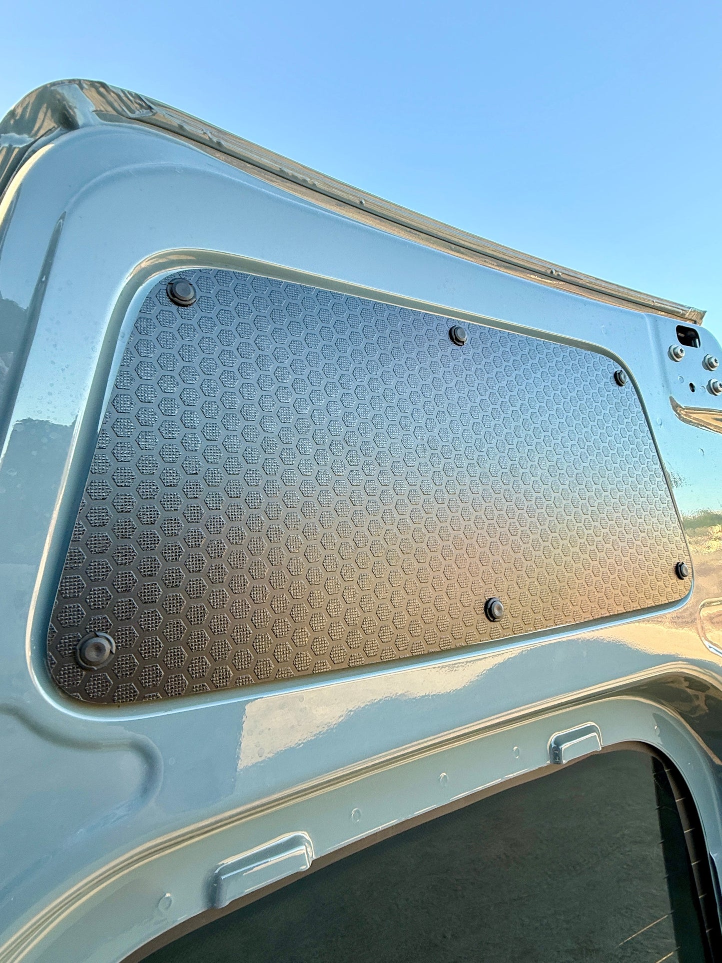 Sprinter Rear Door Panels – Set of Black-Hex (2007+) Weekender Outdoors