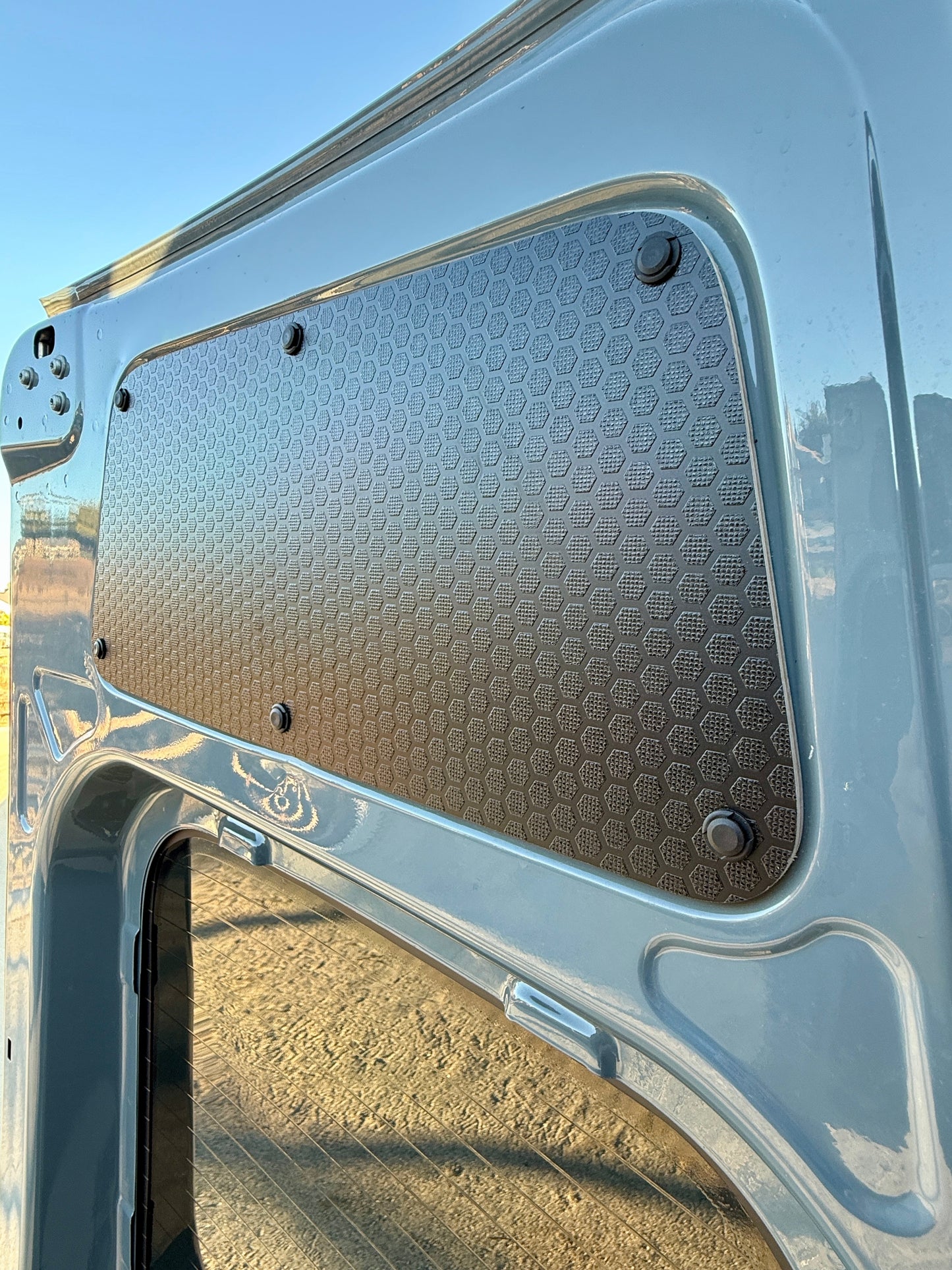 Sprinter Rear Door Panels – Set of Black-Hex (2007+)