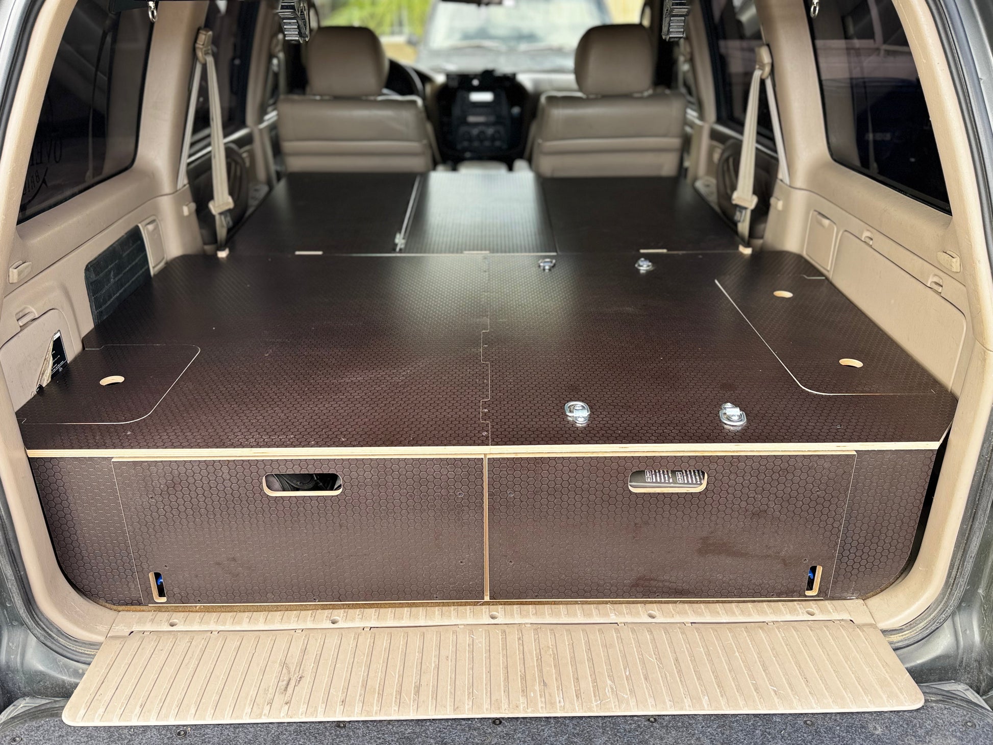 Land Cruiser 100 | Dual Drawer Storage System & Bed Platform | 1998–2007 Toyota Solid Wood Worx