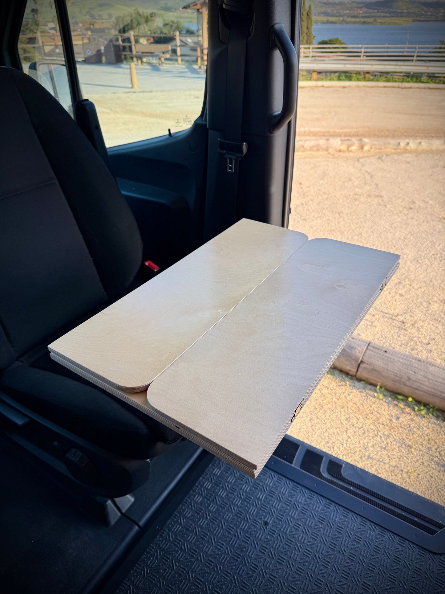 Folding Baltic Birch Lagun Table for Camper Vans and RVs