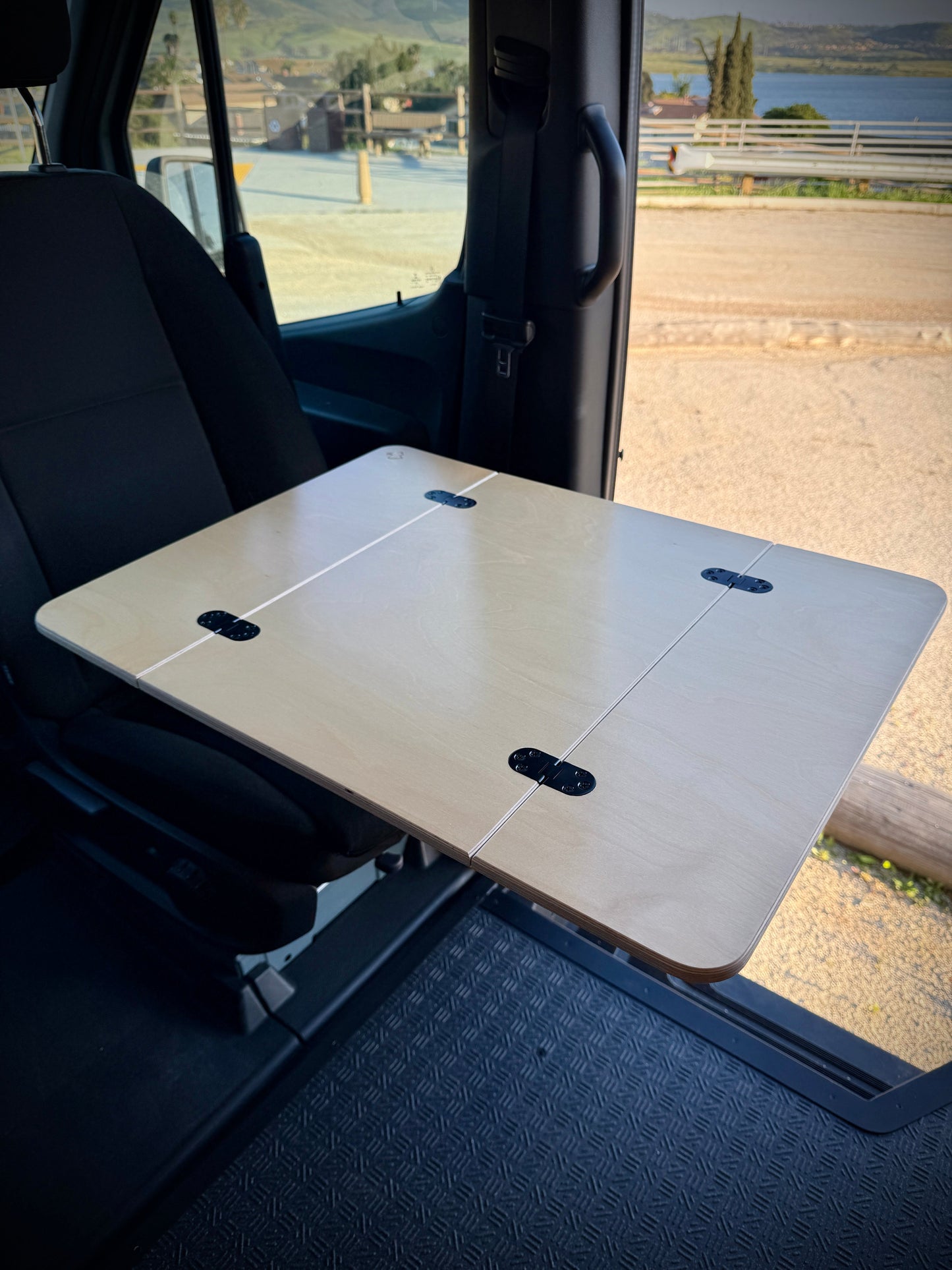 Folding Baltic Birch Lagun Table for Camper Vans and RVs