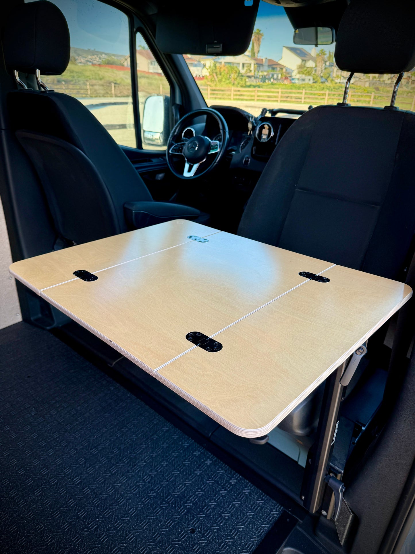 Folding Baltic Birch Lagun Table for Camper Vans and RVs