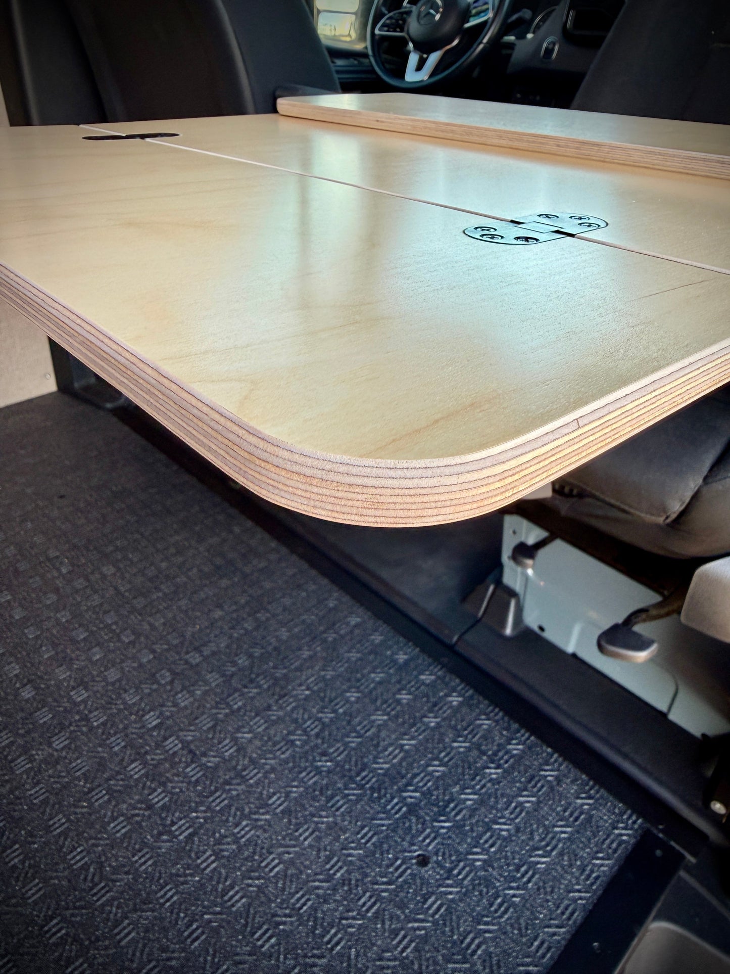 Folding Baltic Birch Lagun Table for Camper Vans and RVs