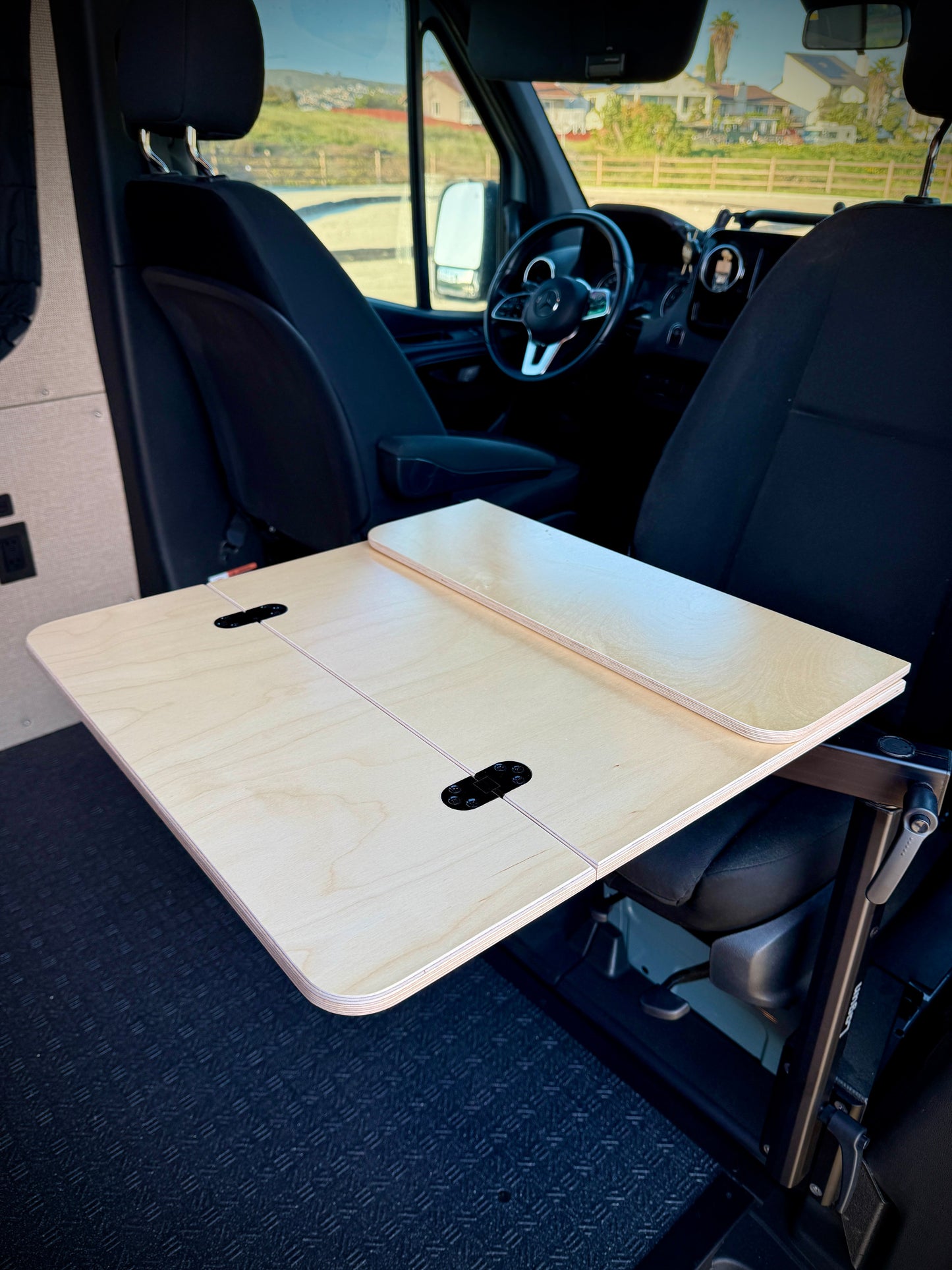 Folding Baltic Birch Lagun Table for Camper Vans and RVs