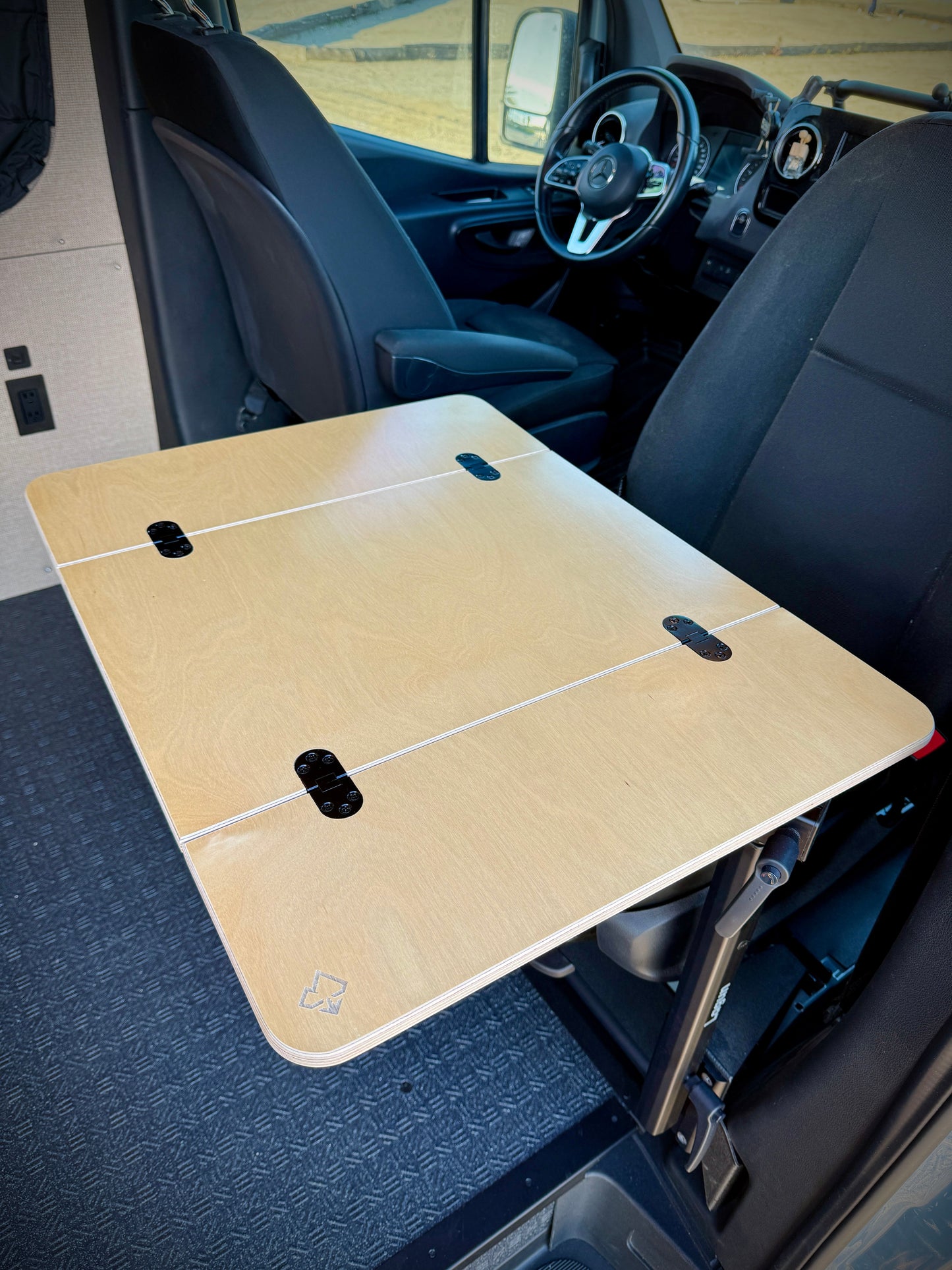 Folding Baltic Birch Lagun Table for Camper Vans and RVs