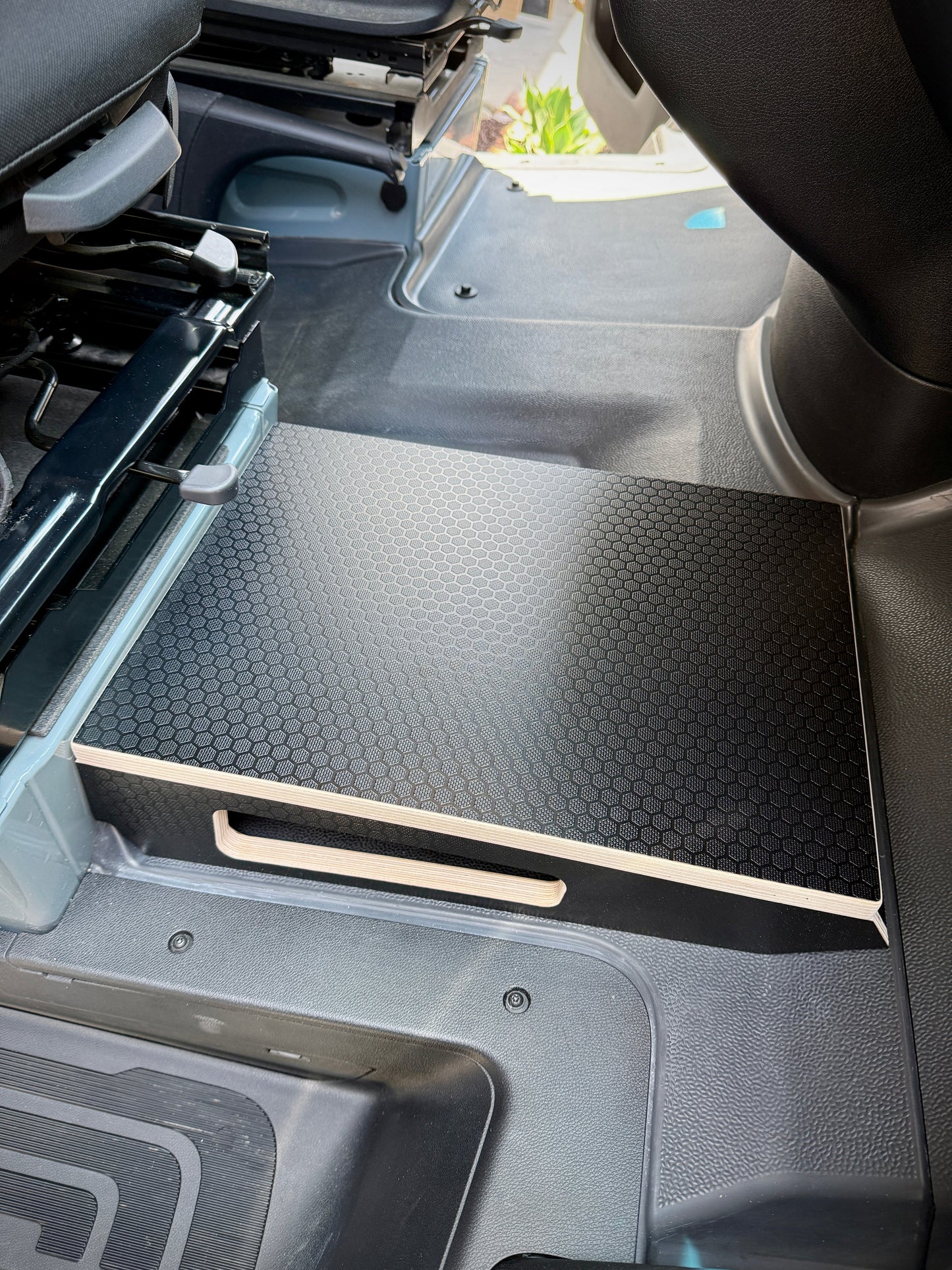 Mercedes-Benz Sprinter Black Hex Passenger Foot Platform Camper Van Stool Weekender Outdoors