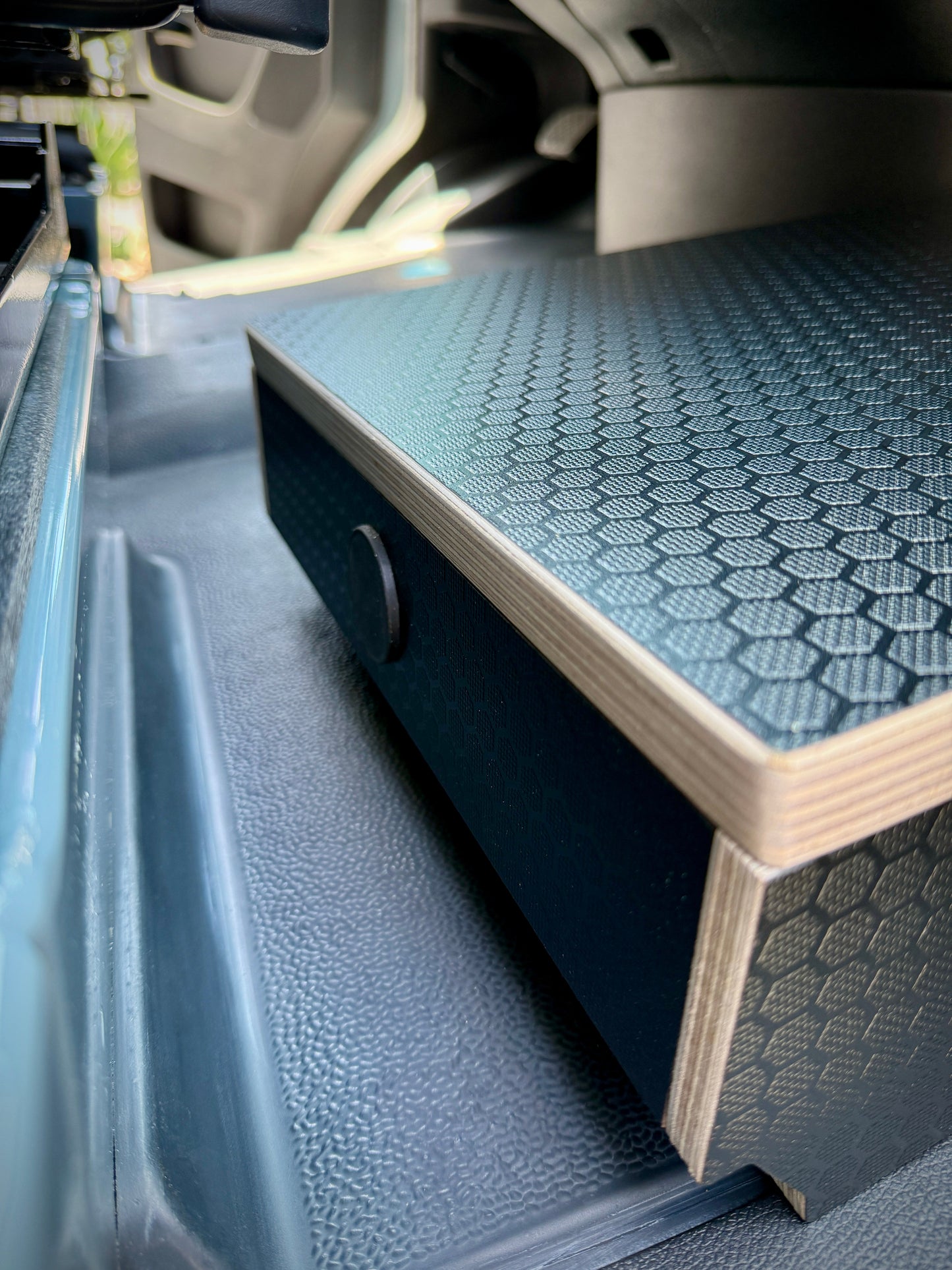 Mercedes-Benz Sprinter Black Hex Passenger Foot Platform Camper Van Stool Weekender Outdoors