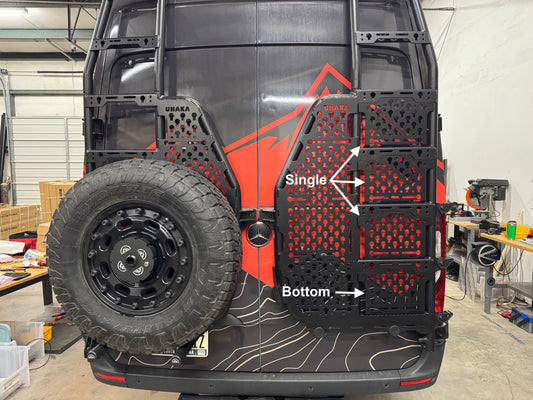 Rear Ladder System - Molle Panels Unaka Gear Co.