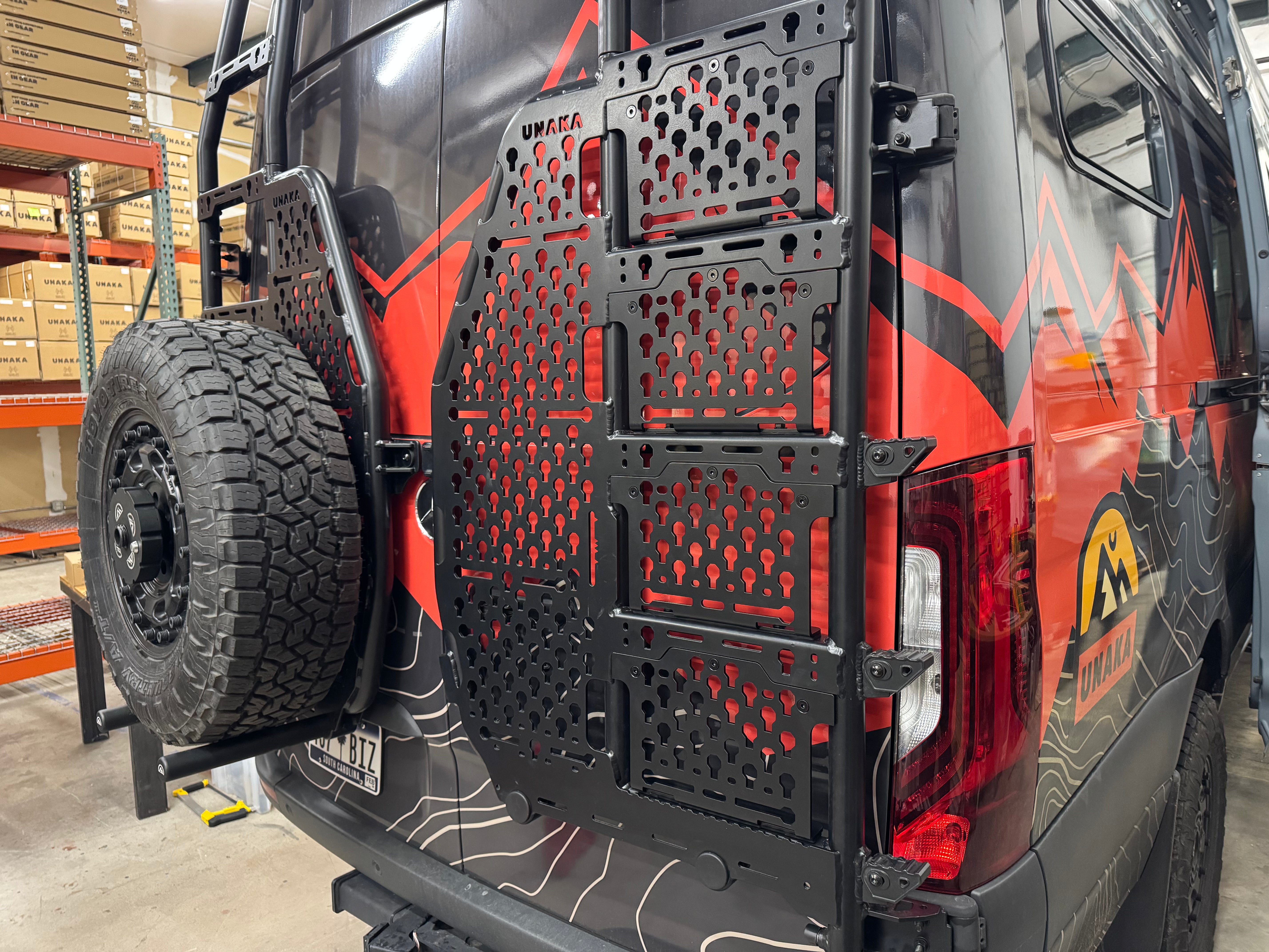 Rear Ladder System - Molle Panels – GustoVans