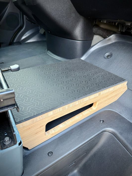 Mercedes-Benz Sprinter Bamboo Passenger Foot Platform Camper Van Stool Weekender Outdoors