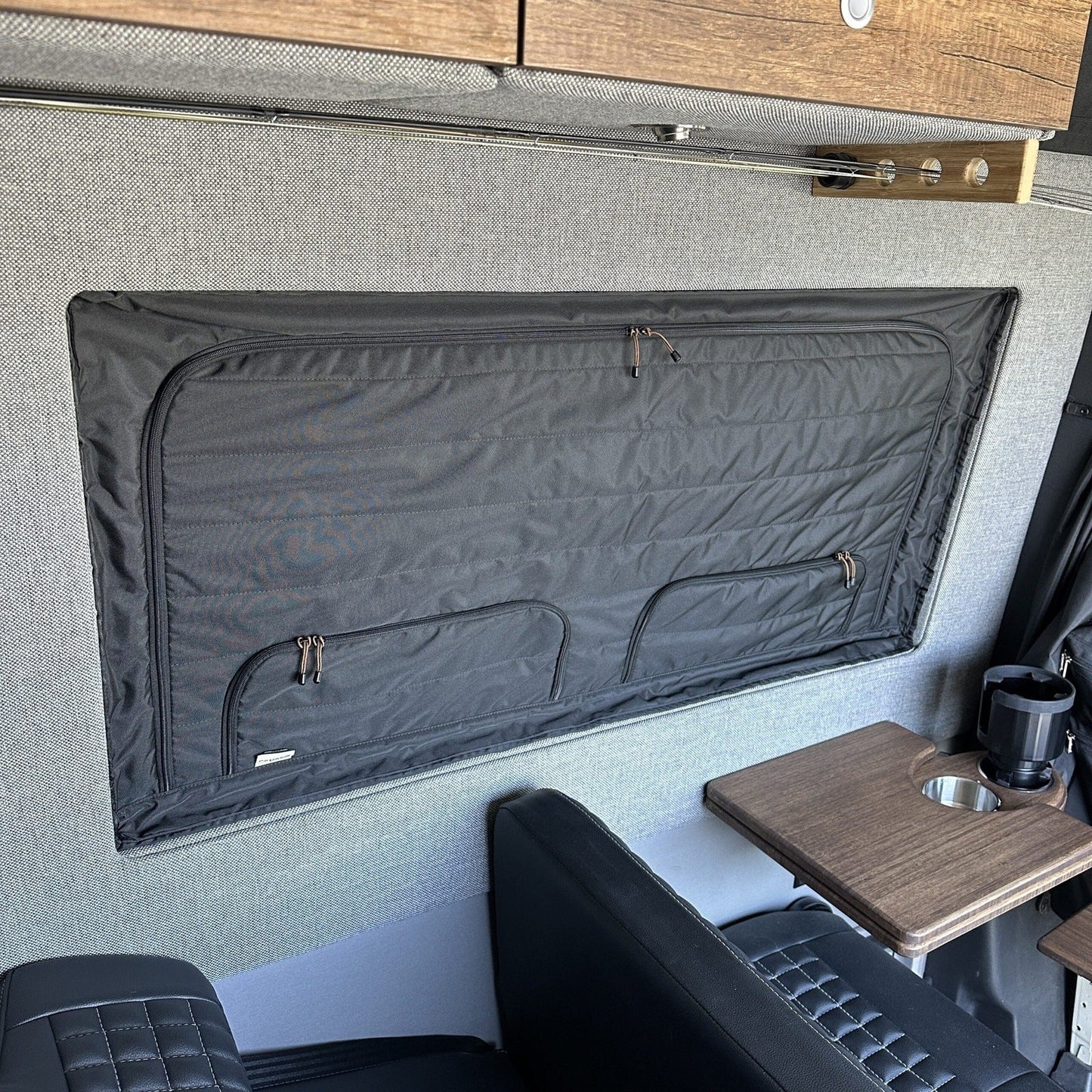 CLIMA-SHADE™ Insulated Groove Lounge Window Cover - STO Canyon Adventure Vans