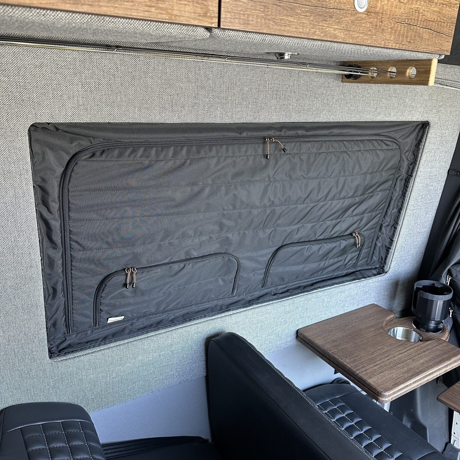 CLIMA-SHADE™ Insulated Groove Lounge Window Cover - STO Canyon Adventure Vans