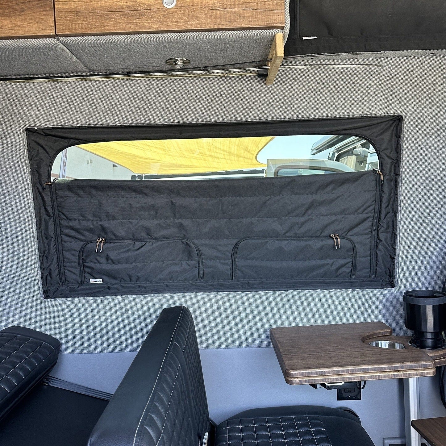 CLIMA-SHADE™ Insulated Groove Lounge Window Cover - STO Canyon Adventure Vans