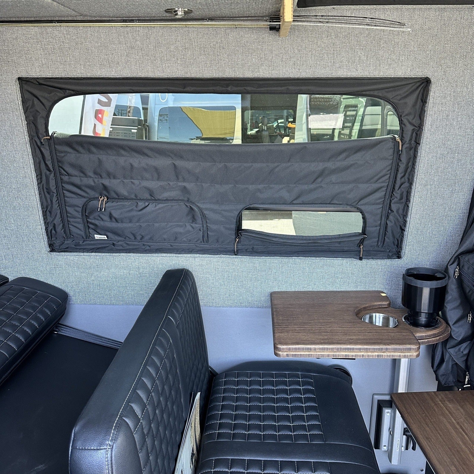 CLIMA-SHADE™ Insulated Groove Lounge Window Cover - STO Canyon Adventure Vans
