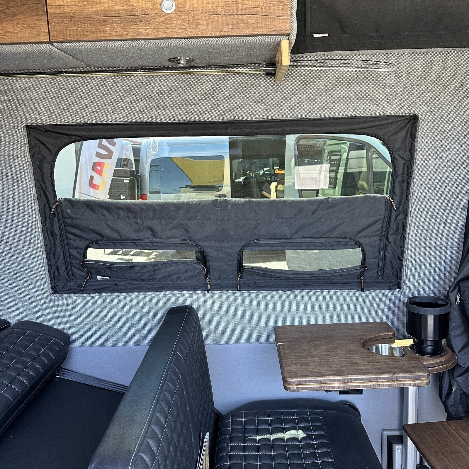 CLIMA-SHADE™ Insulated Groove Lounge Window Cover - STO Canyon Adventure Vans