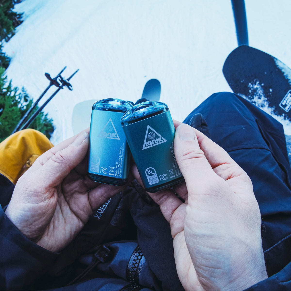 Ripple Rechargeable Hand Warmers 4-Pack Ignik Outdoors