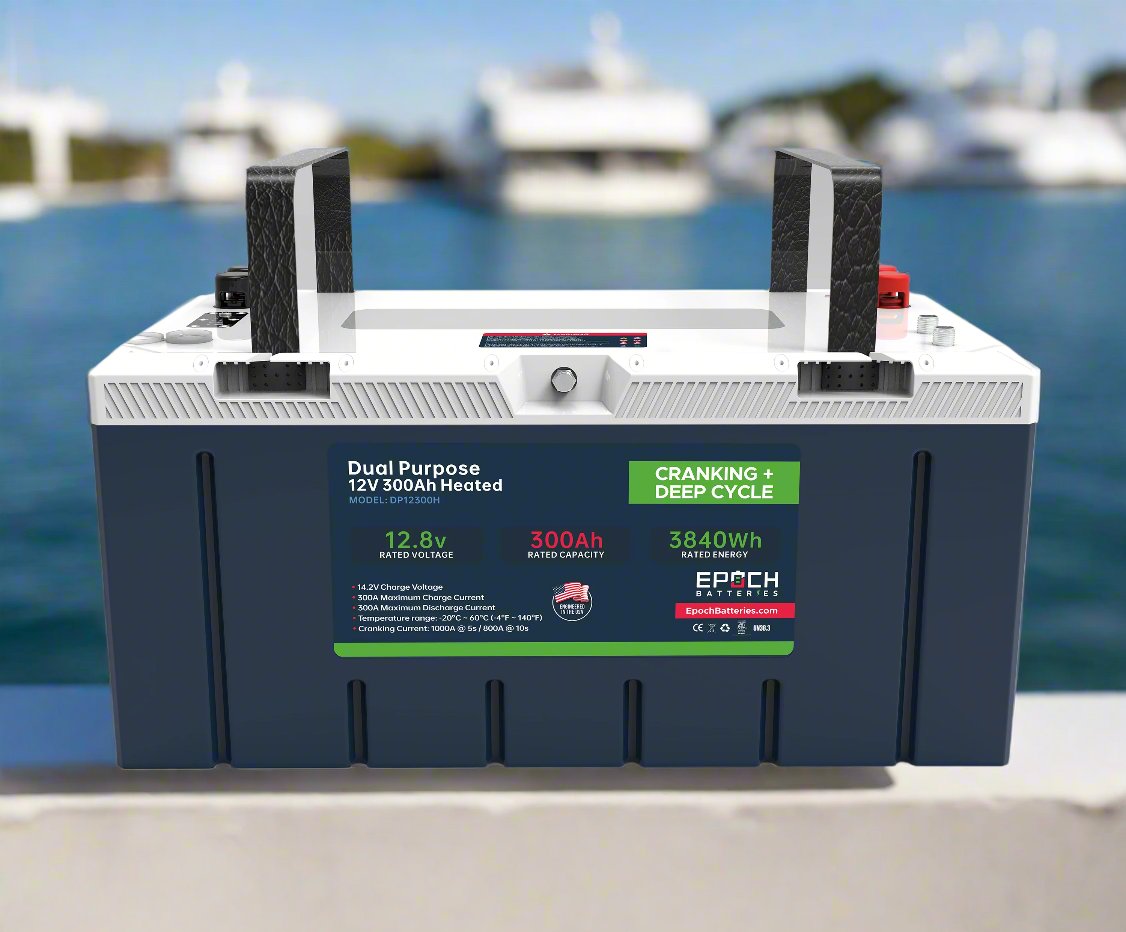 12V 300Ah Cranking & Deep Cycle Lithium Battery (Dual Purpose) - Pro Series Epoch Batteries