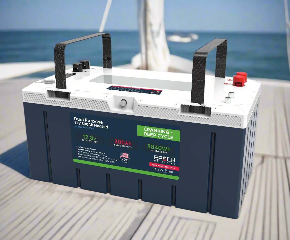 12V 300Ah Cranking & Deep Cycle Lithium Battery (Dual Purpose) - Pro Series Epoch Batteries