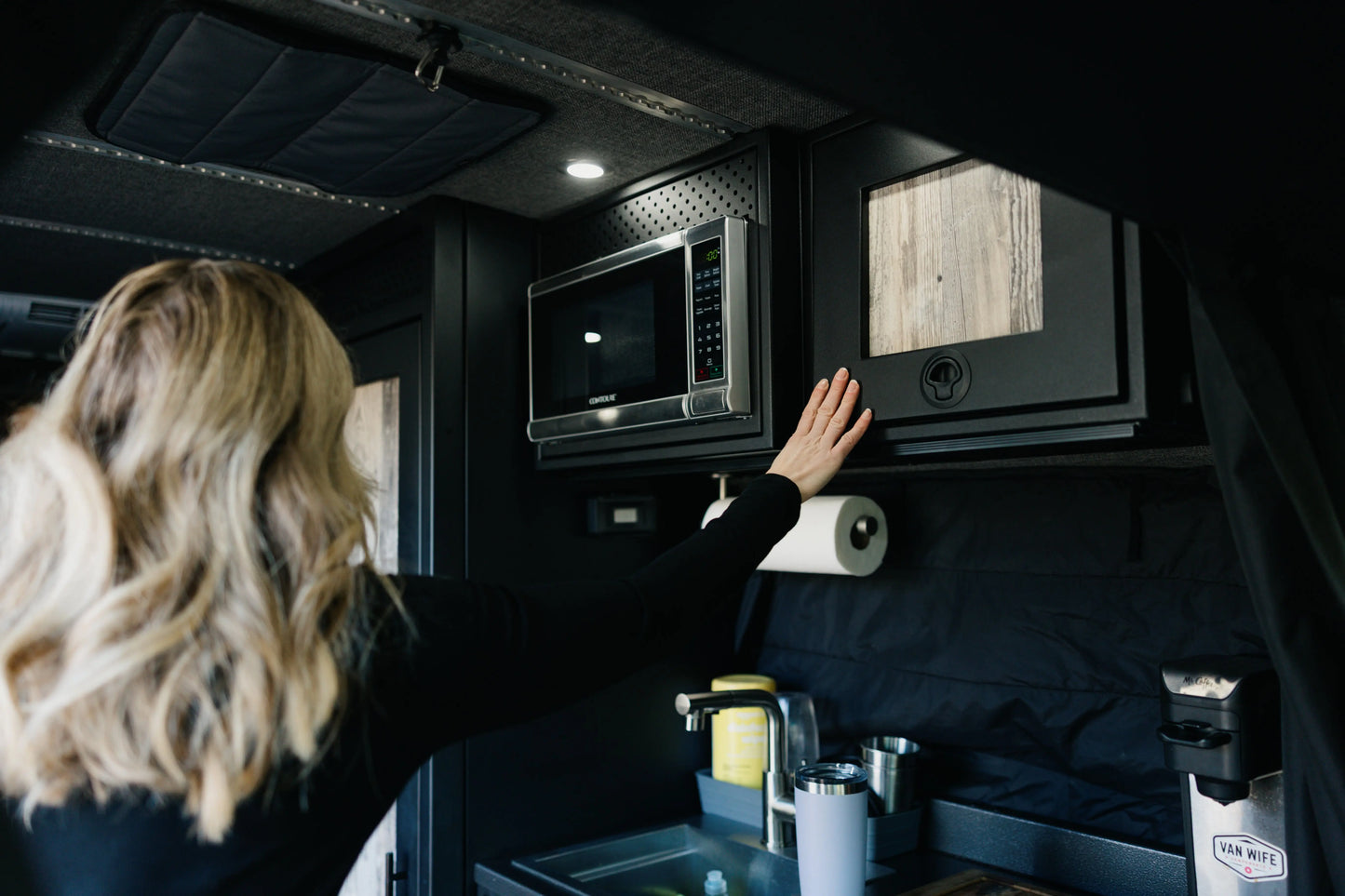 20" Microwave Cabinet - Angled Van Wife Components