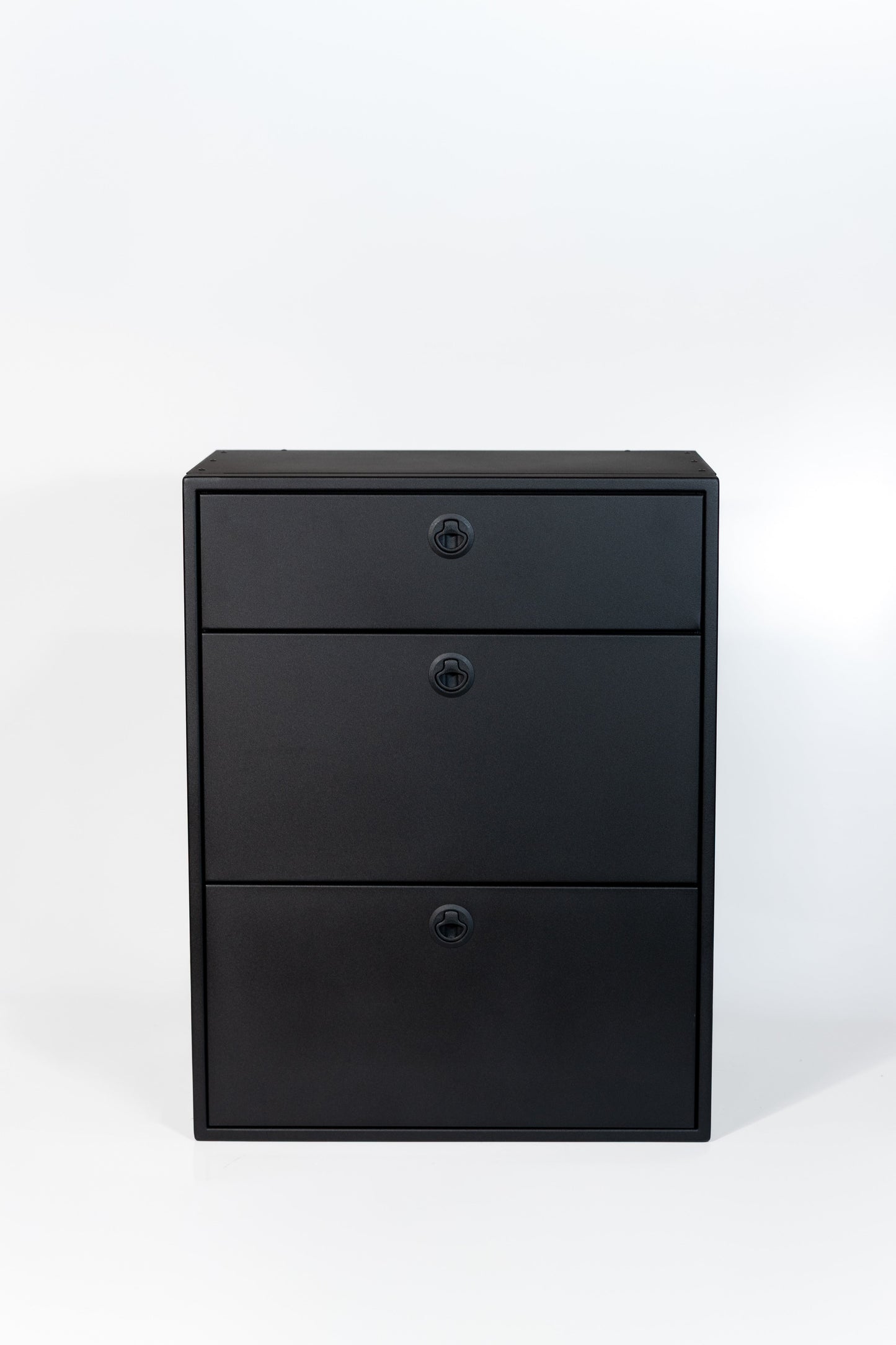28" Three Drawer Base Cabinet - Shallow