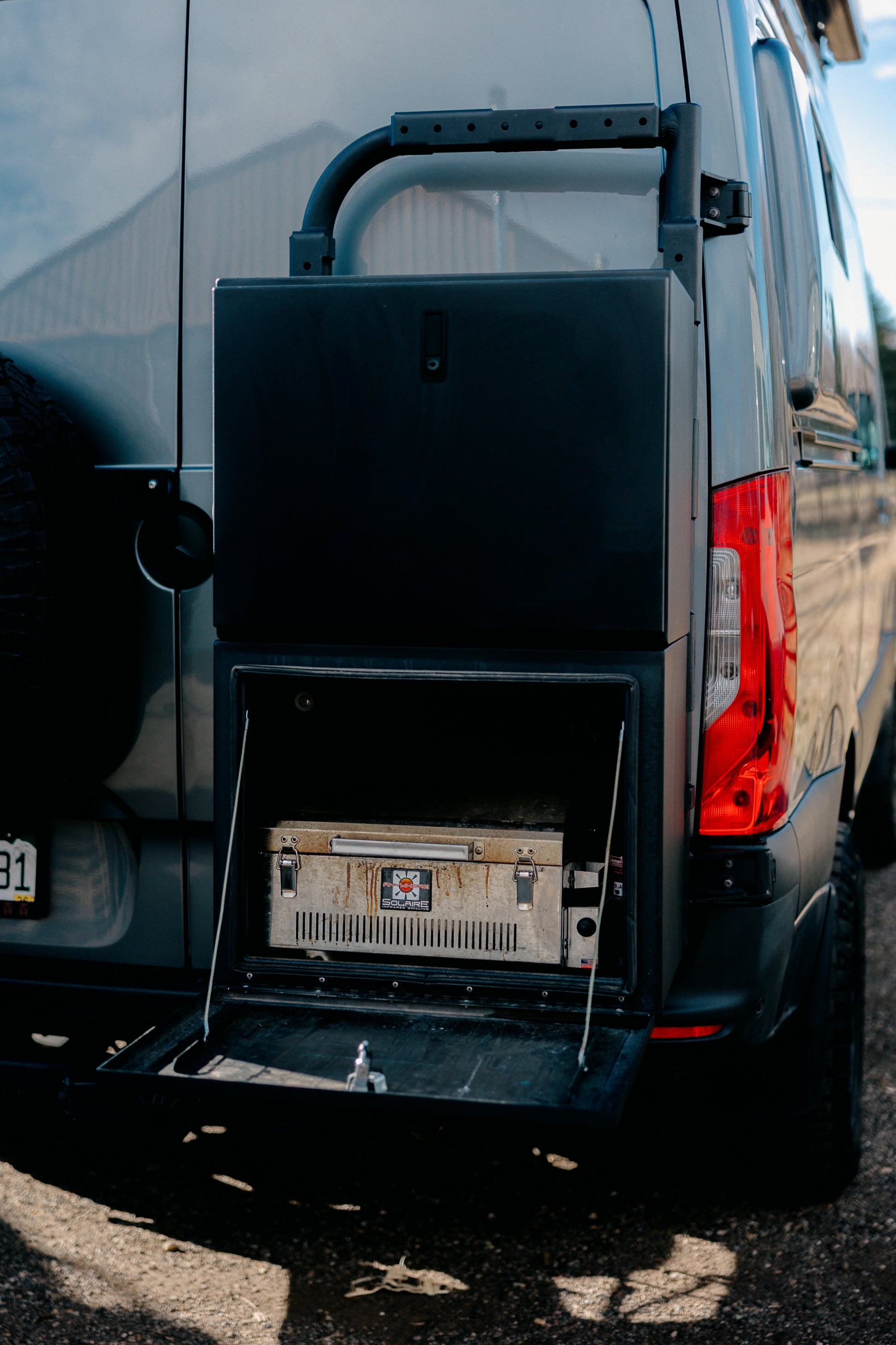 Exterior Box with Drop Down Door Van Wife Components