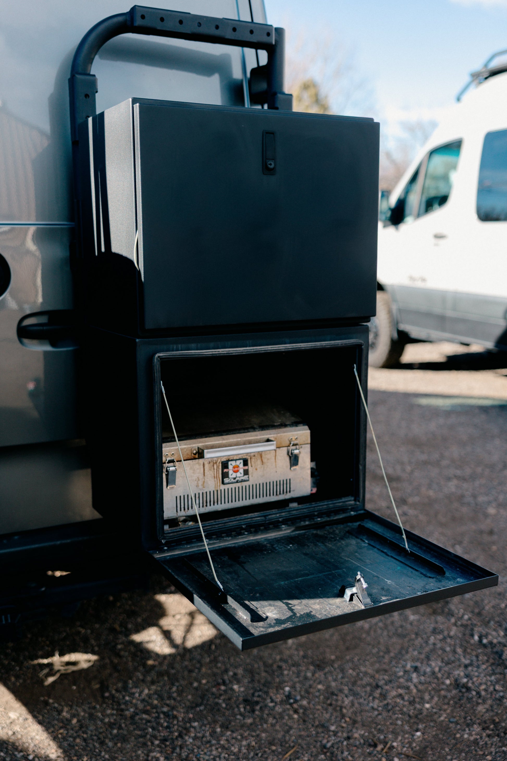 Exterior Box with Drop Down Door Van Wife Components